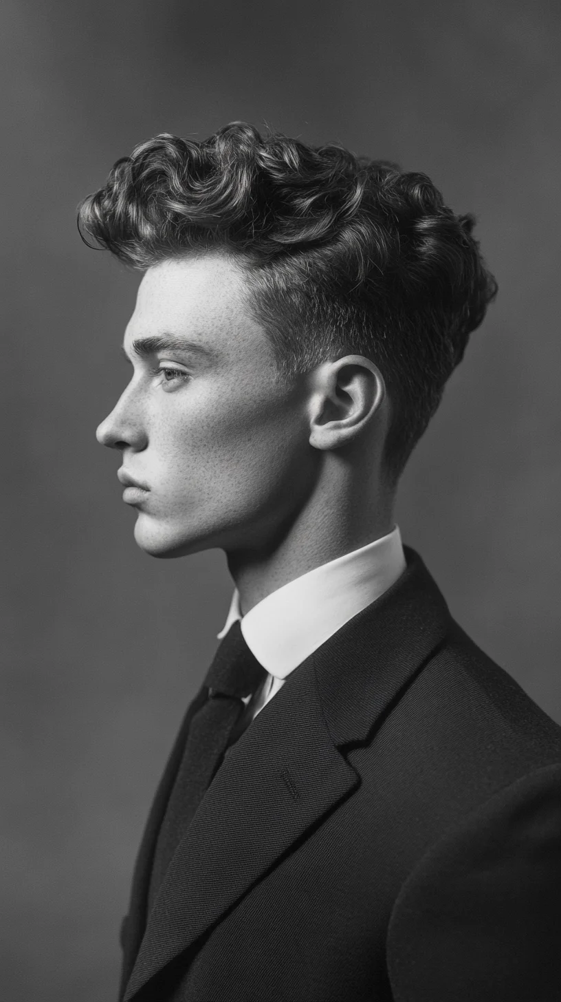 Effortless Elegance: Classic Tailoring Meets Modern Textured Hairstyles