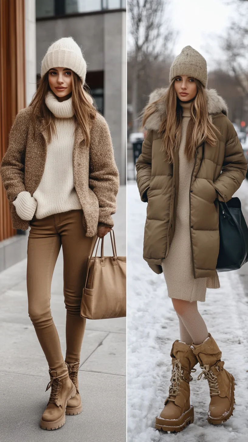 Effortless Elegance: Mastering Layered Neutrals for Every Winter Occasion