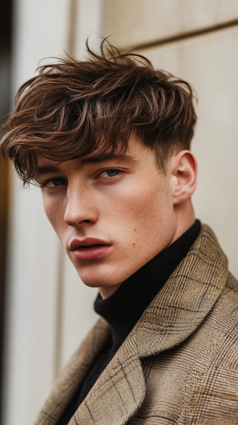 Effortless Elegance: Mastering the Textured Hair with Sharp Outerwear Look