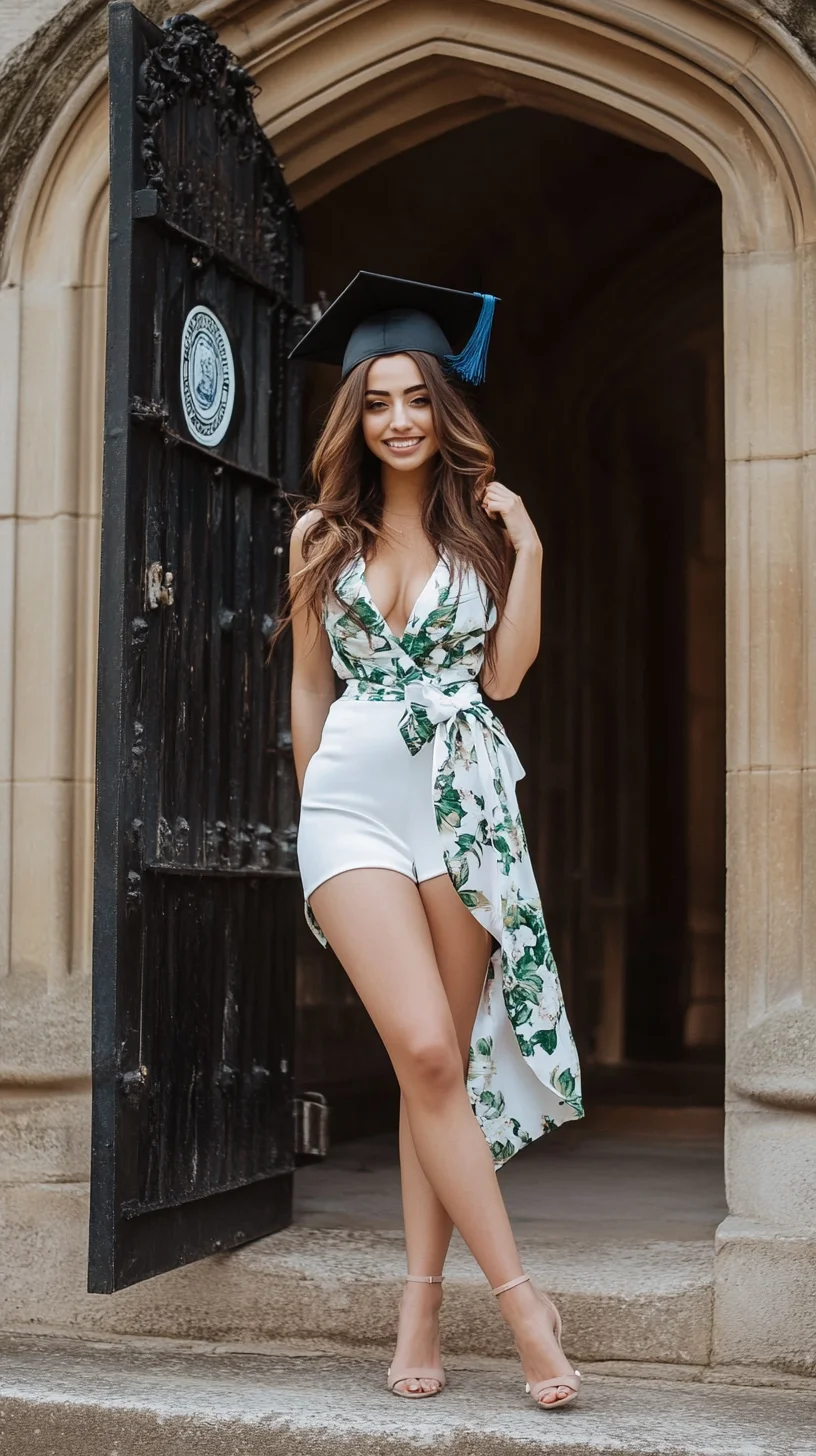 Effortless Elegance: The Chic Graduation Romper for Your Special Day