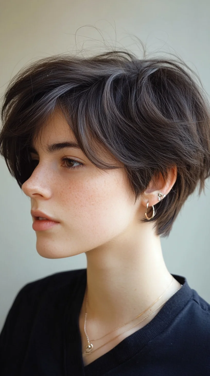 Effortless Elegance: The Chic, Layered Pixie Cut for a Modern Edge