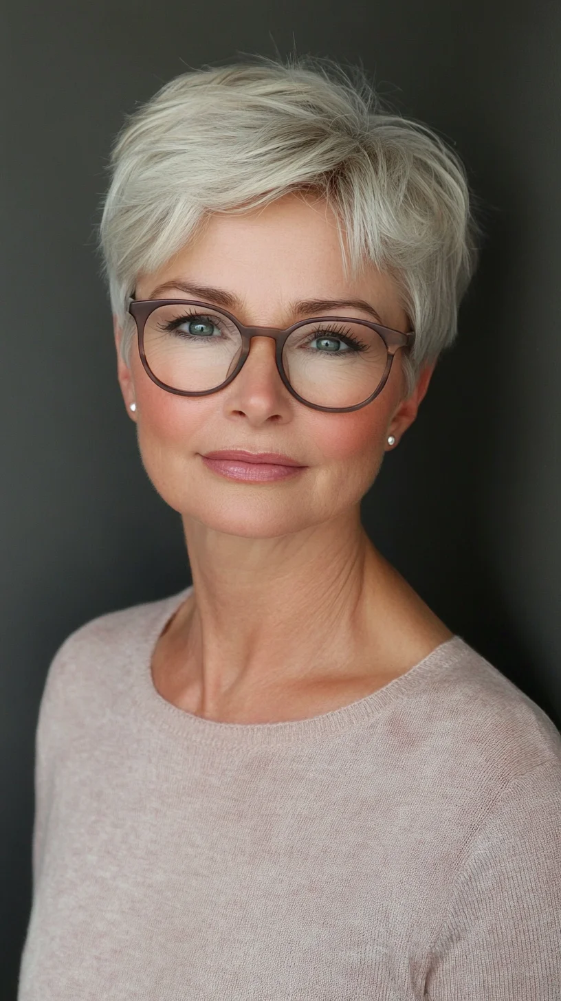 Effortless Elegance: The Chic Short Pixie Cut for Timeless Style