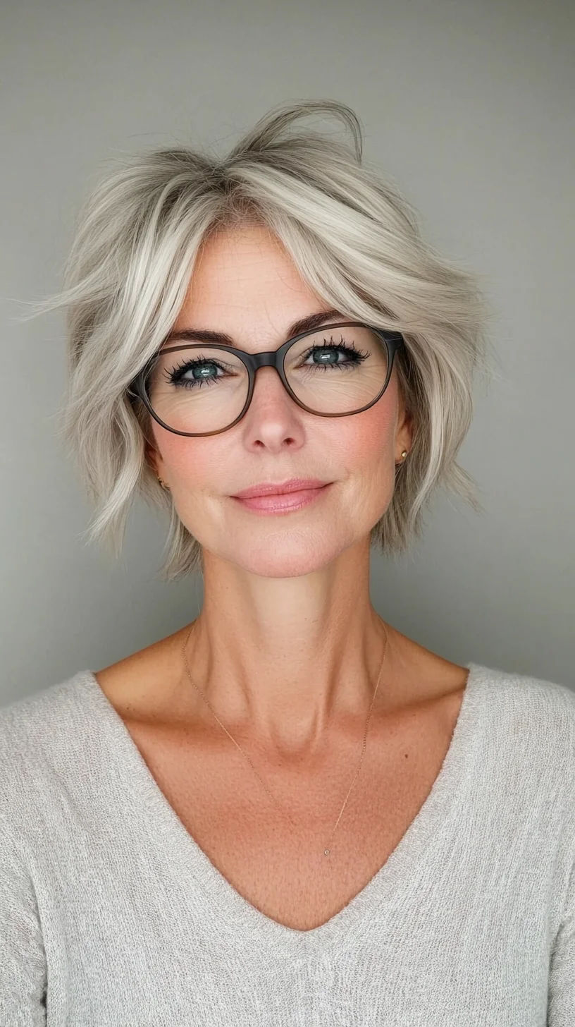 Effortless Elegance: The Chic Textured Bob for Timeless Sophistication