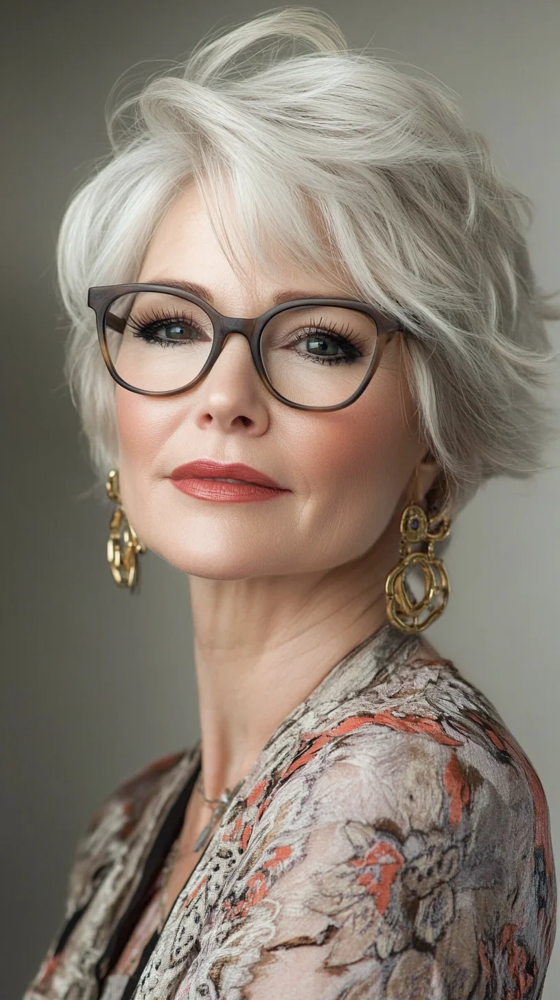Effortless Elegance: The Chic Textured Pixie Cut for Modern Sophistication