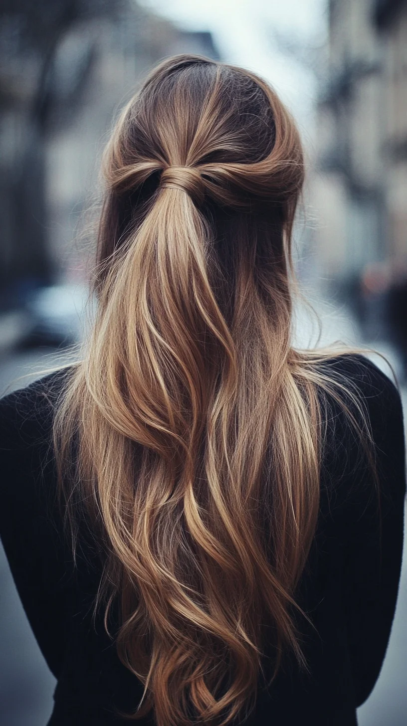 Effortless Elegance: The Half-Up Bow Hairstyle for a Chic Look