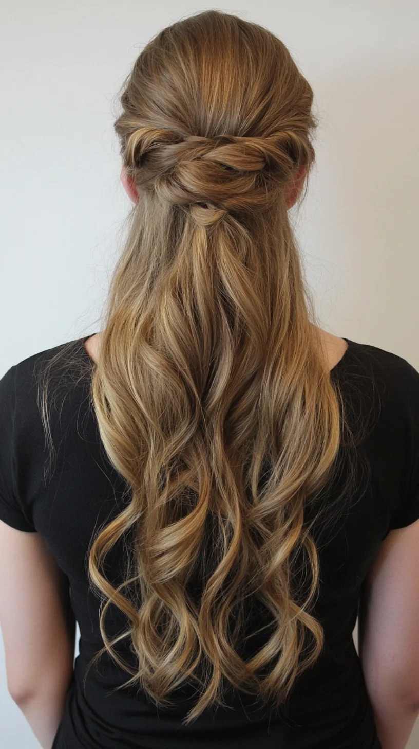Effortless Elegance: The Perfect Half-Up Twist for Any Occasion