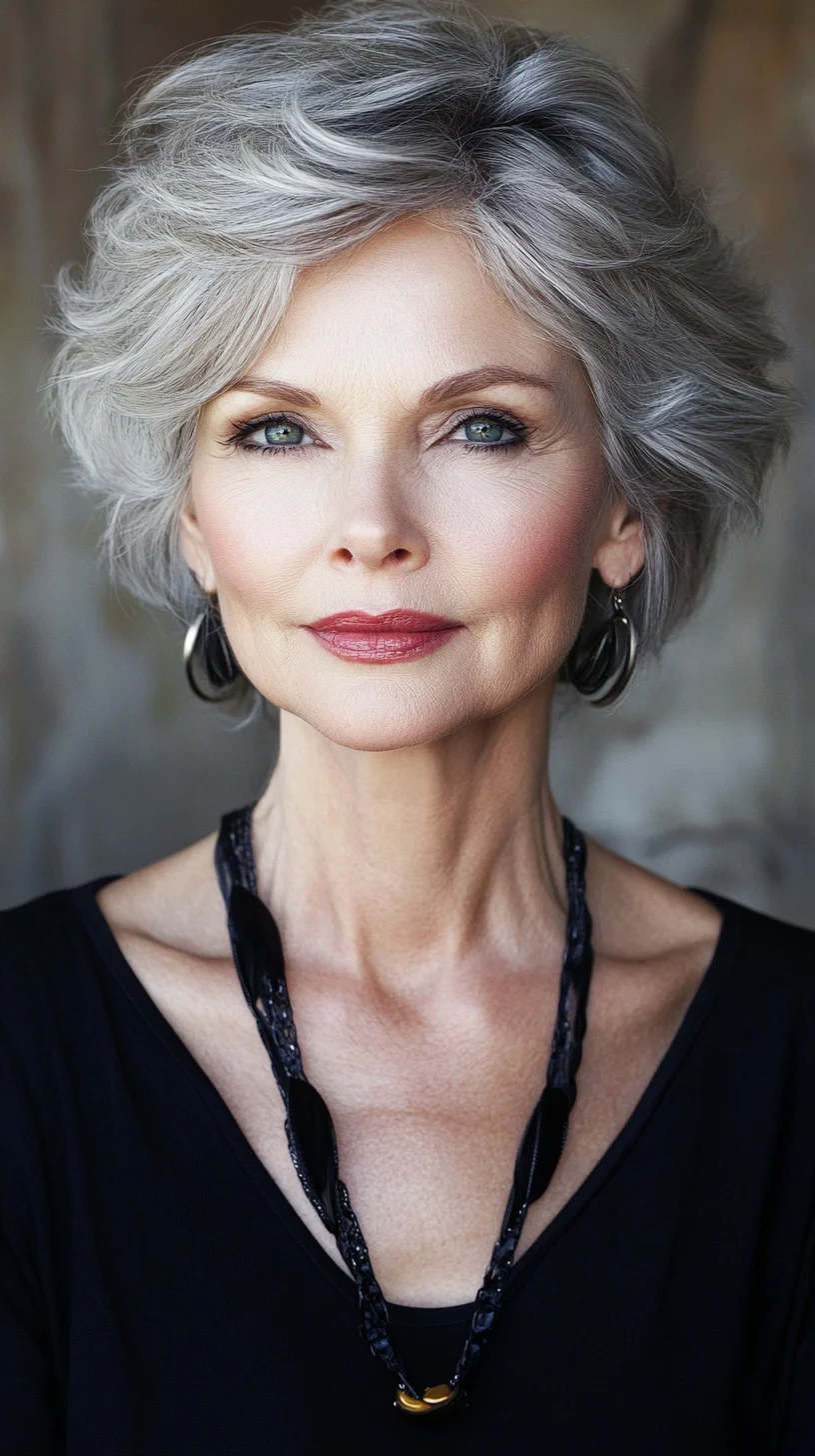 Effortless Elegance: Timeless Textured Waves for Sophisticated Charm