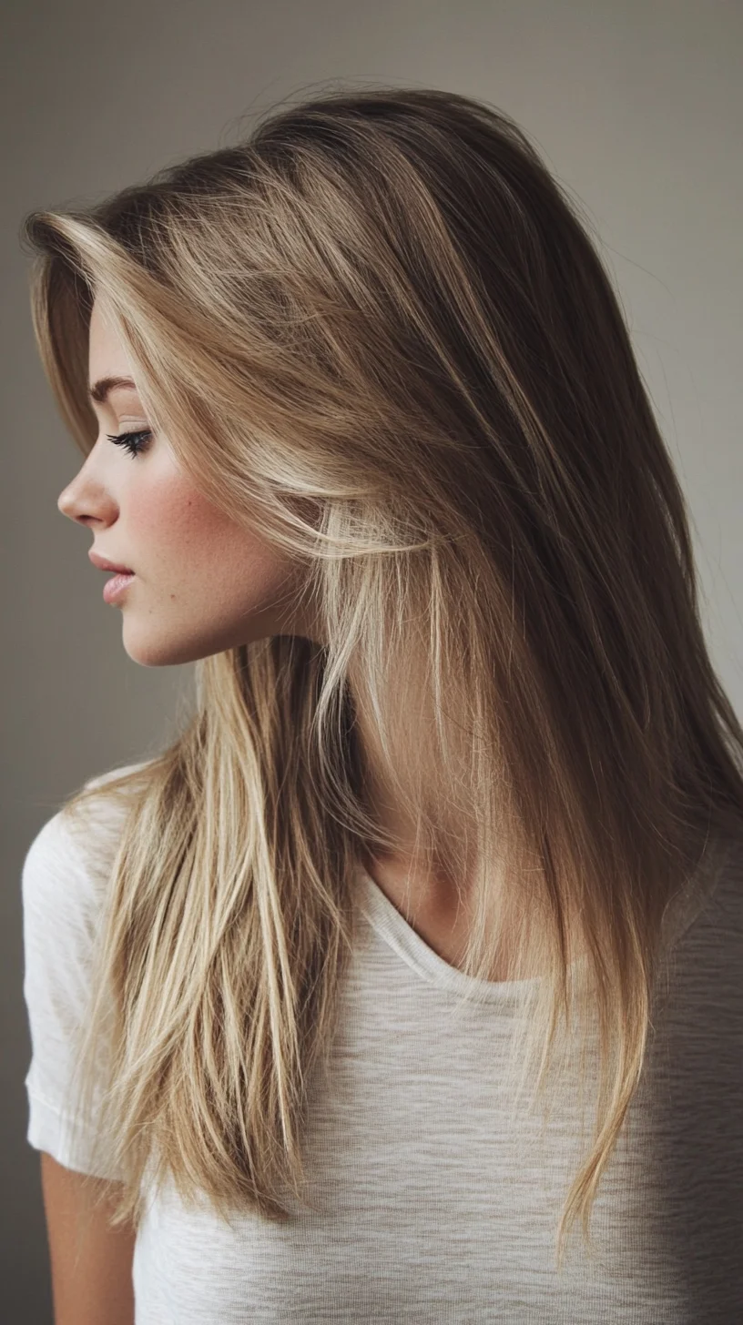 Effortless Glam: The Perfect Long Layered V-Shaped Hairstyle