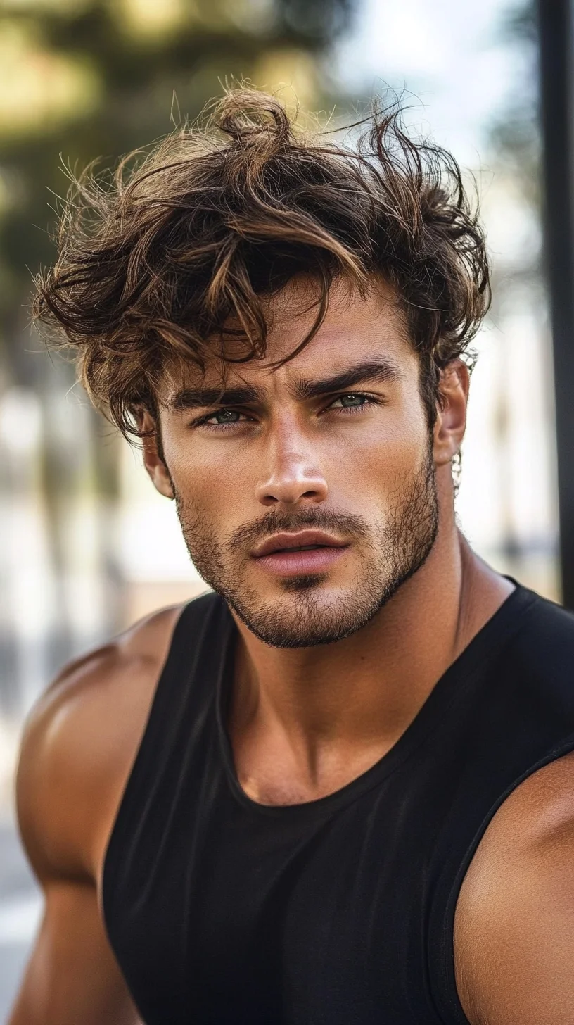 Effortless Masculine Charm: The Modern Messy Hairstyle