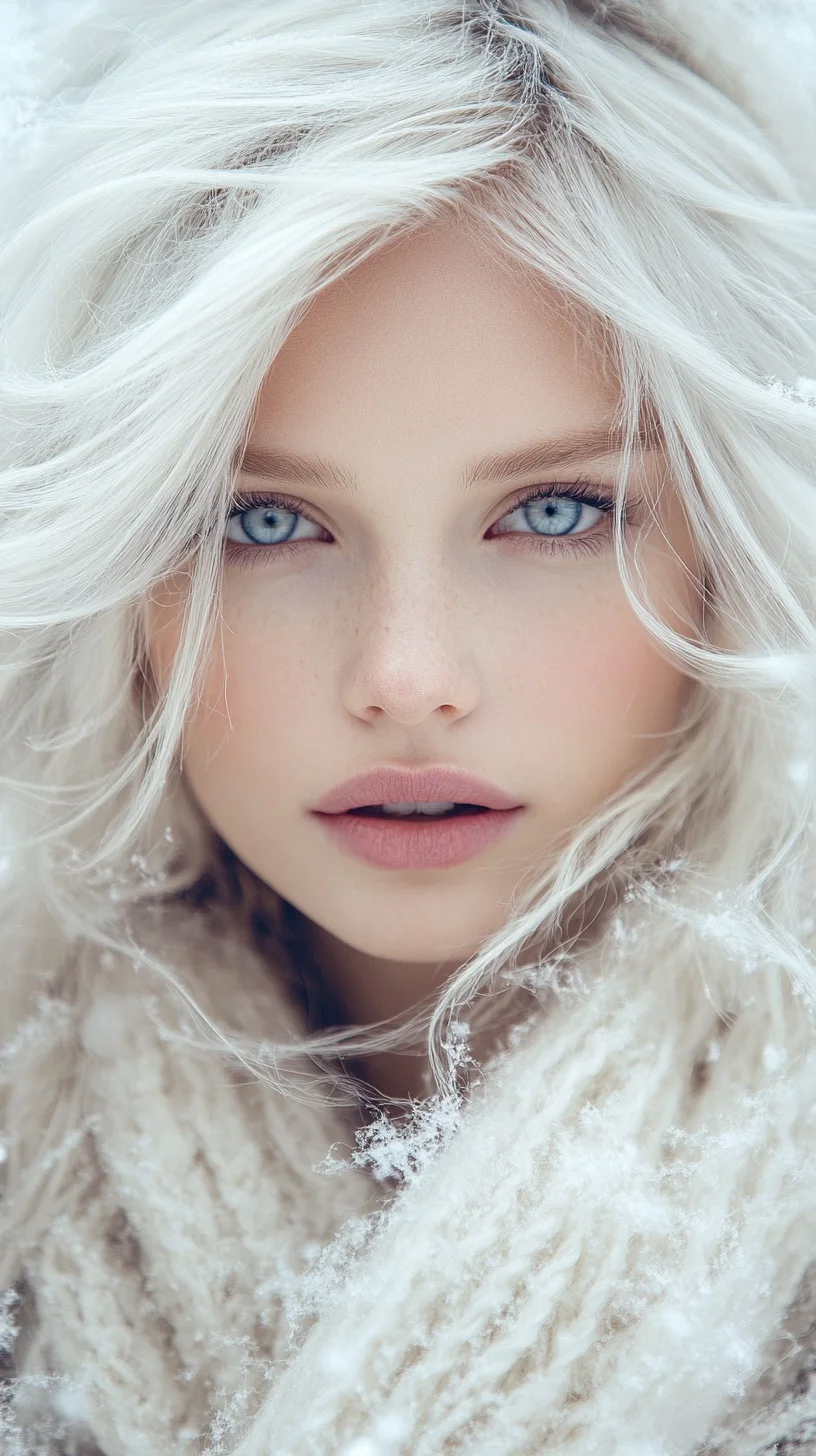Effortless Snow-Kissed Waves: The Ultimate Chic Winter Hairstyle
