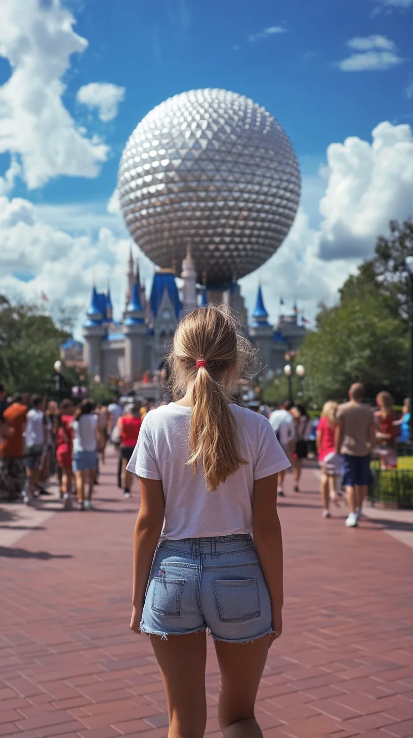 Effortless Summer Vibes: Classic Tee and Denim Shorts for Fun Days Out