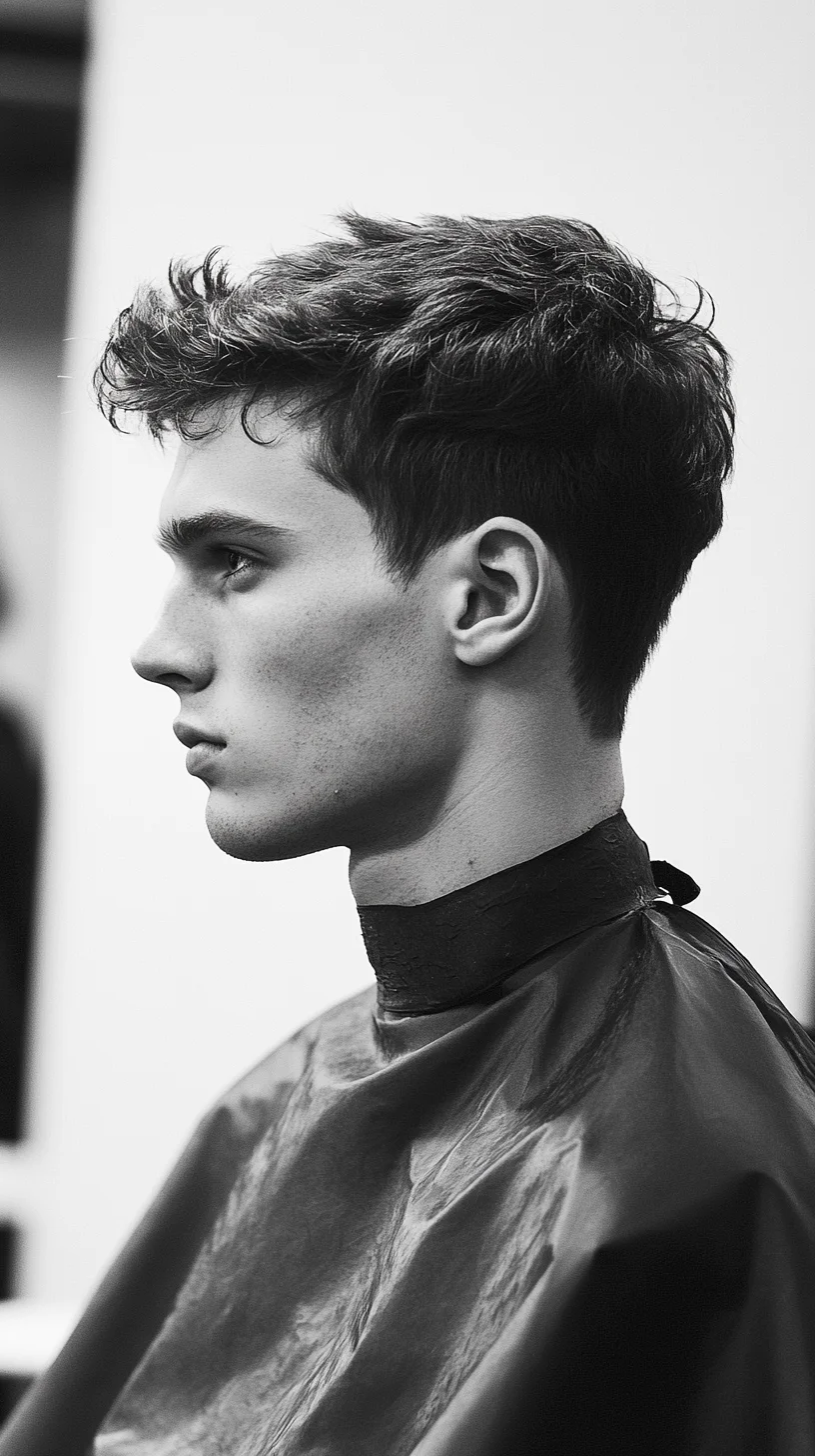 Effortless Texture: The Modern Short Crop for a Sophisticated Look