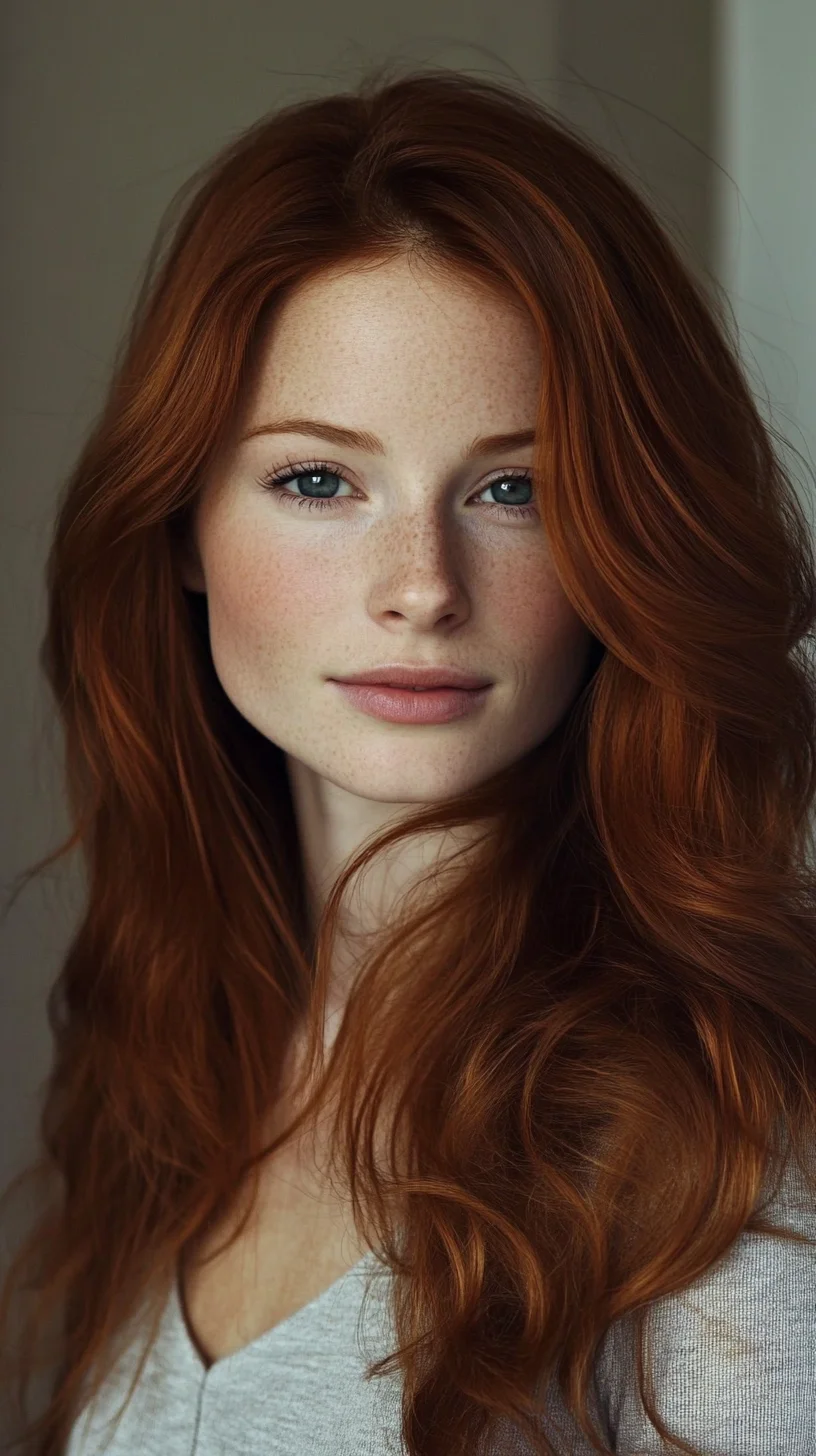 Effortless Waves: Embrace Volume and Shine with This Luscious Long Hairstyle