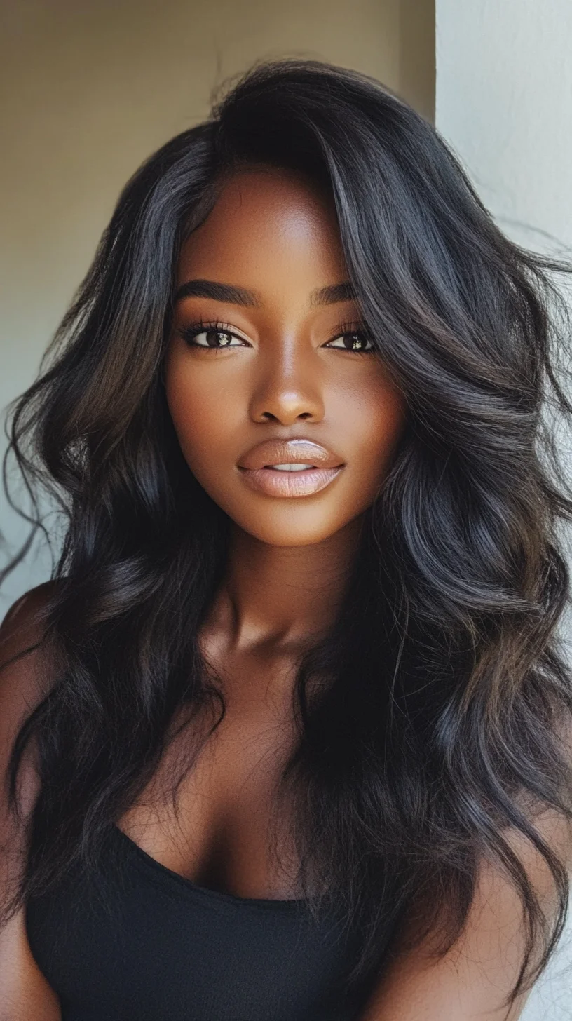 Effortless Waves: The Perfect Blend of Glamour and Natural Beauty