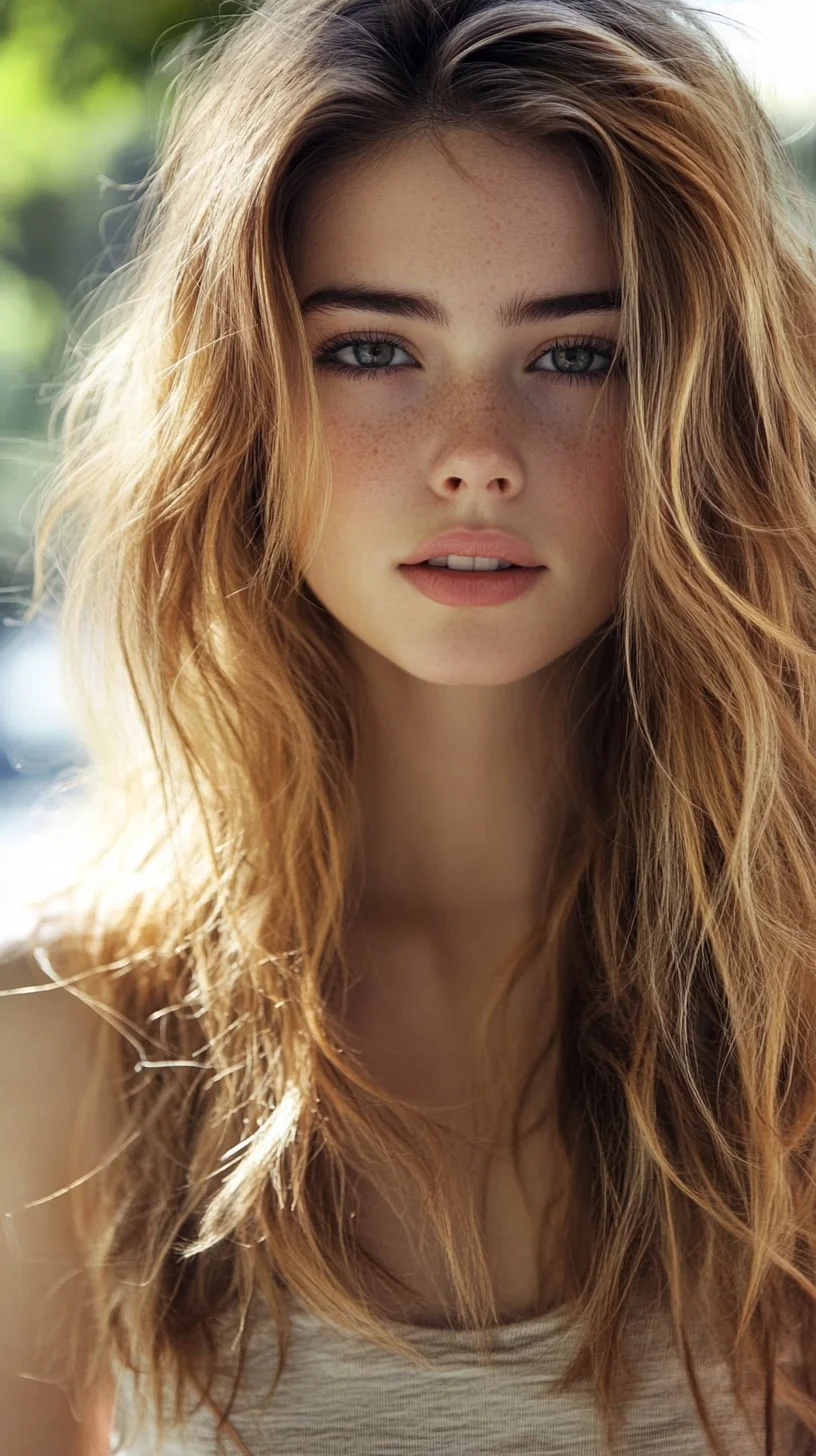 Effortlessly Chic Beach Waves for a Carefree Look