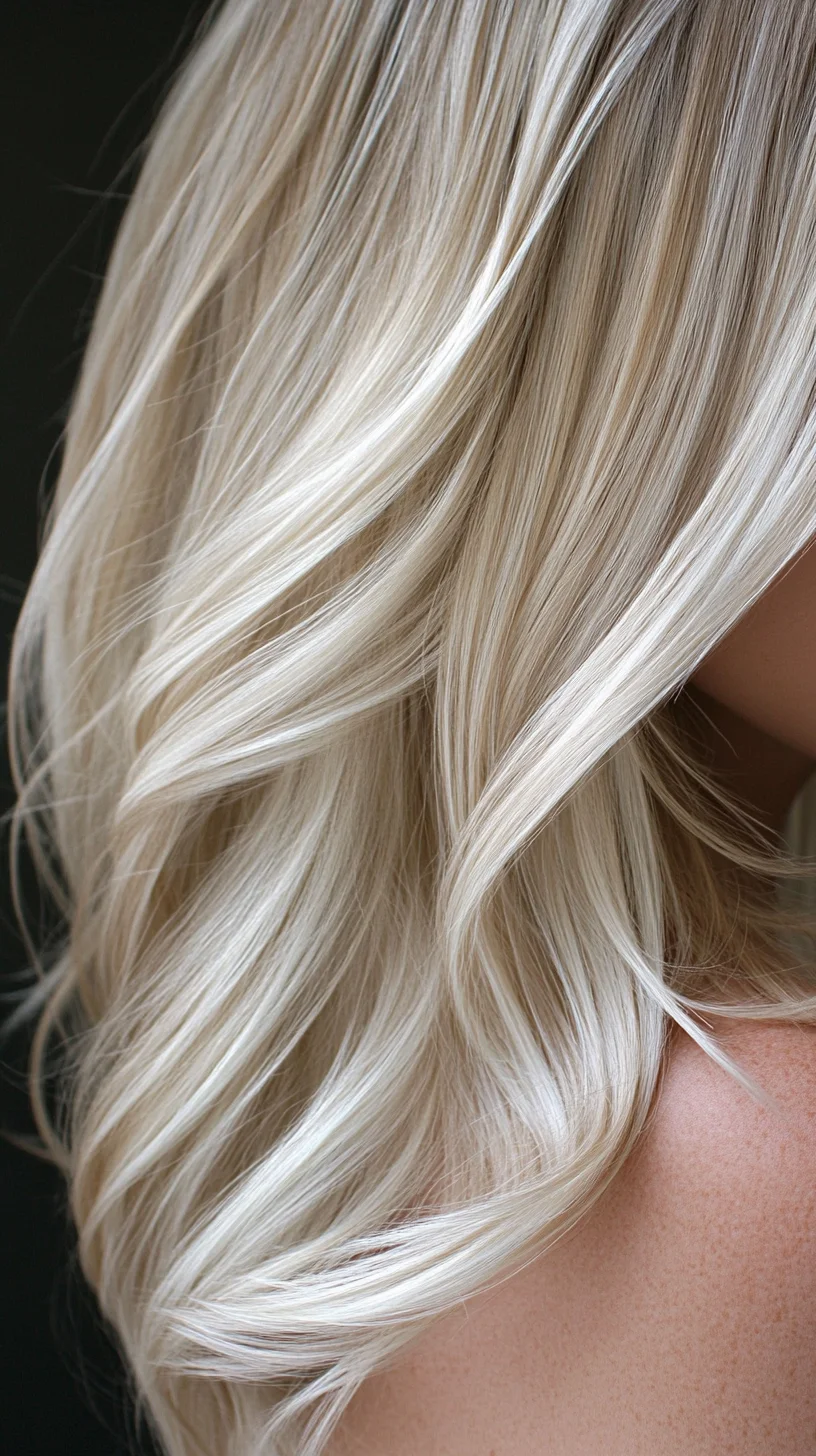 Effortlessly Chic Blonde Waves: A Modern Look for Every Occasion