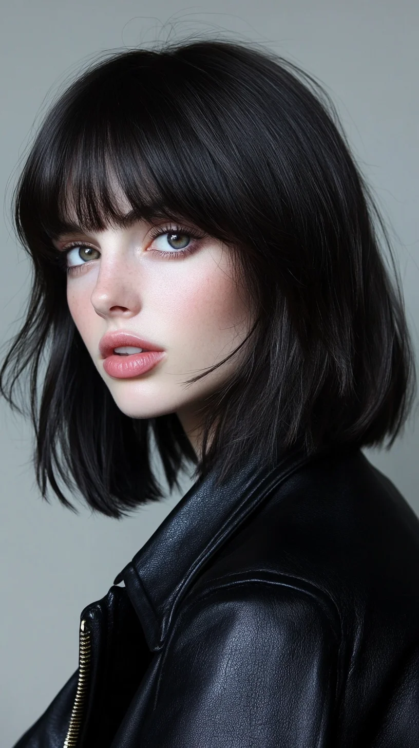 Effortlessly Chic Bob with Soft Bangs: The Ultimate Modern Look