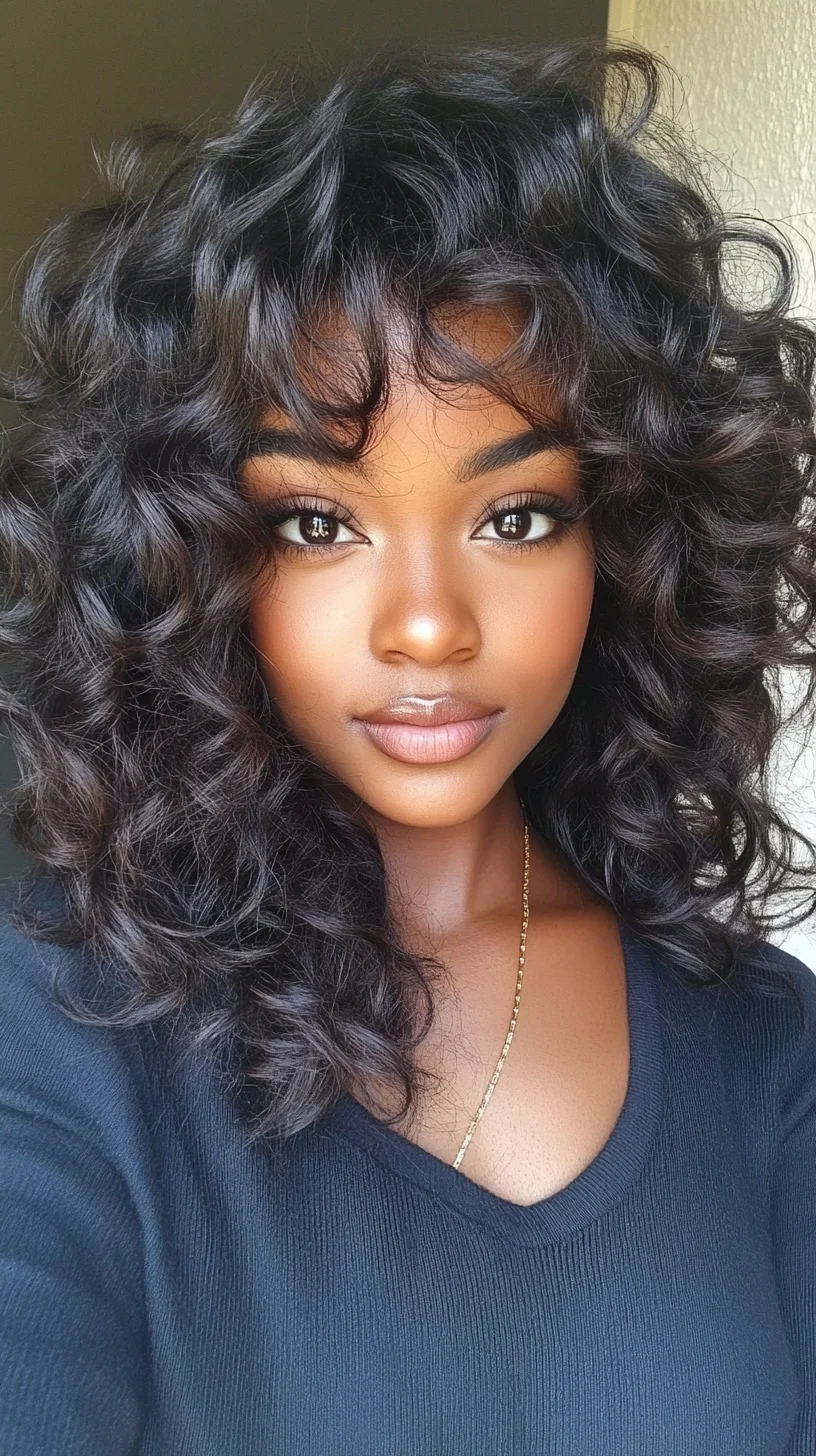 Effortlessly Chic Curly Volume: The Ultimate Hair Statement