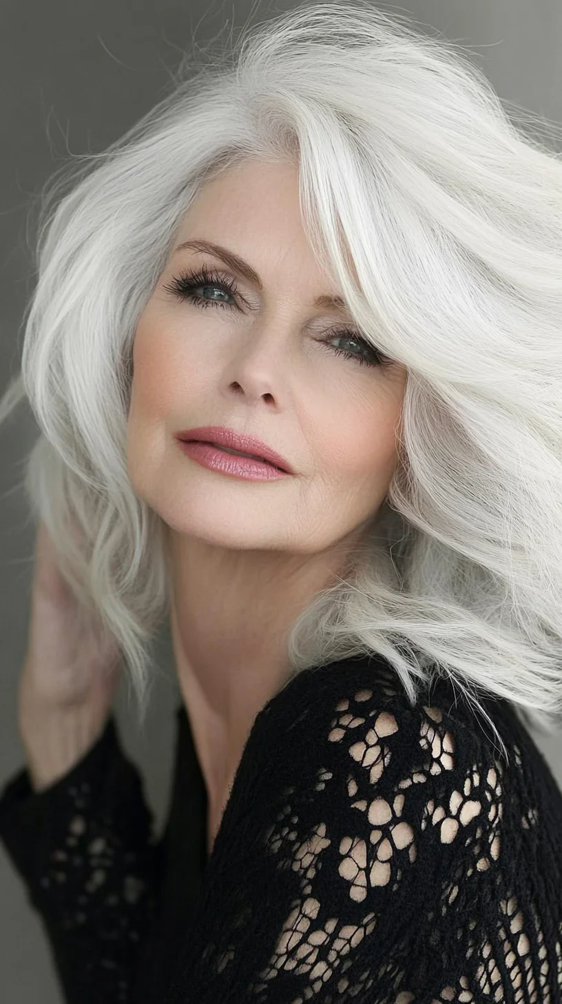 Effortlessly Chic: Embrace Naturally Textured Waves for Timeless Sophistication