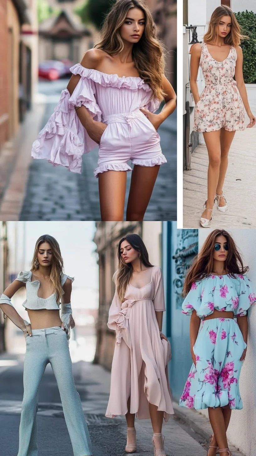 Effortlessly Chic: Embrace Romantic Ruffles and Flirty Florals for Any Occasion