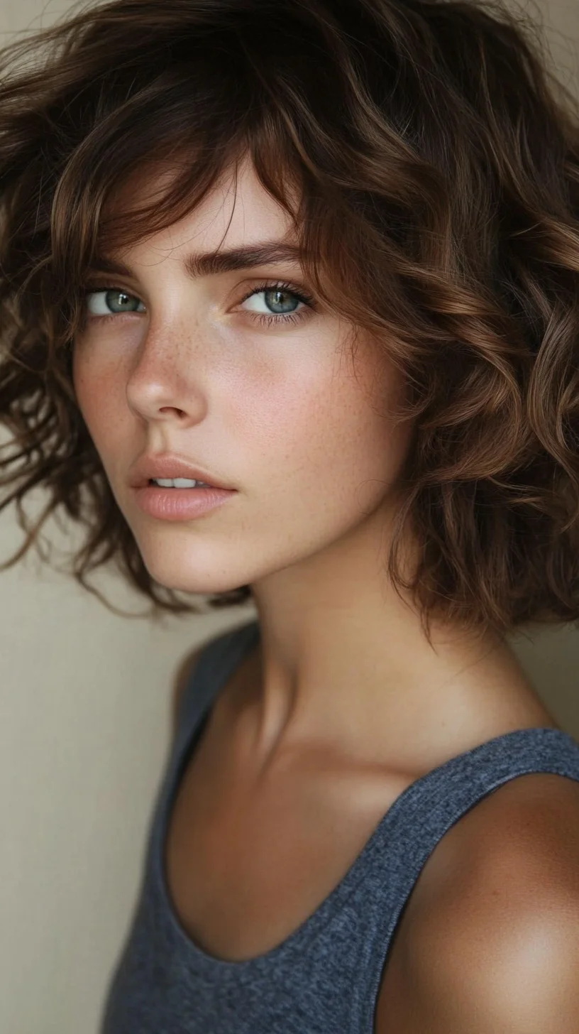 Effortlessly Chic: Embrace the Beauty of Voluminous Curly Waves