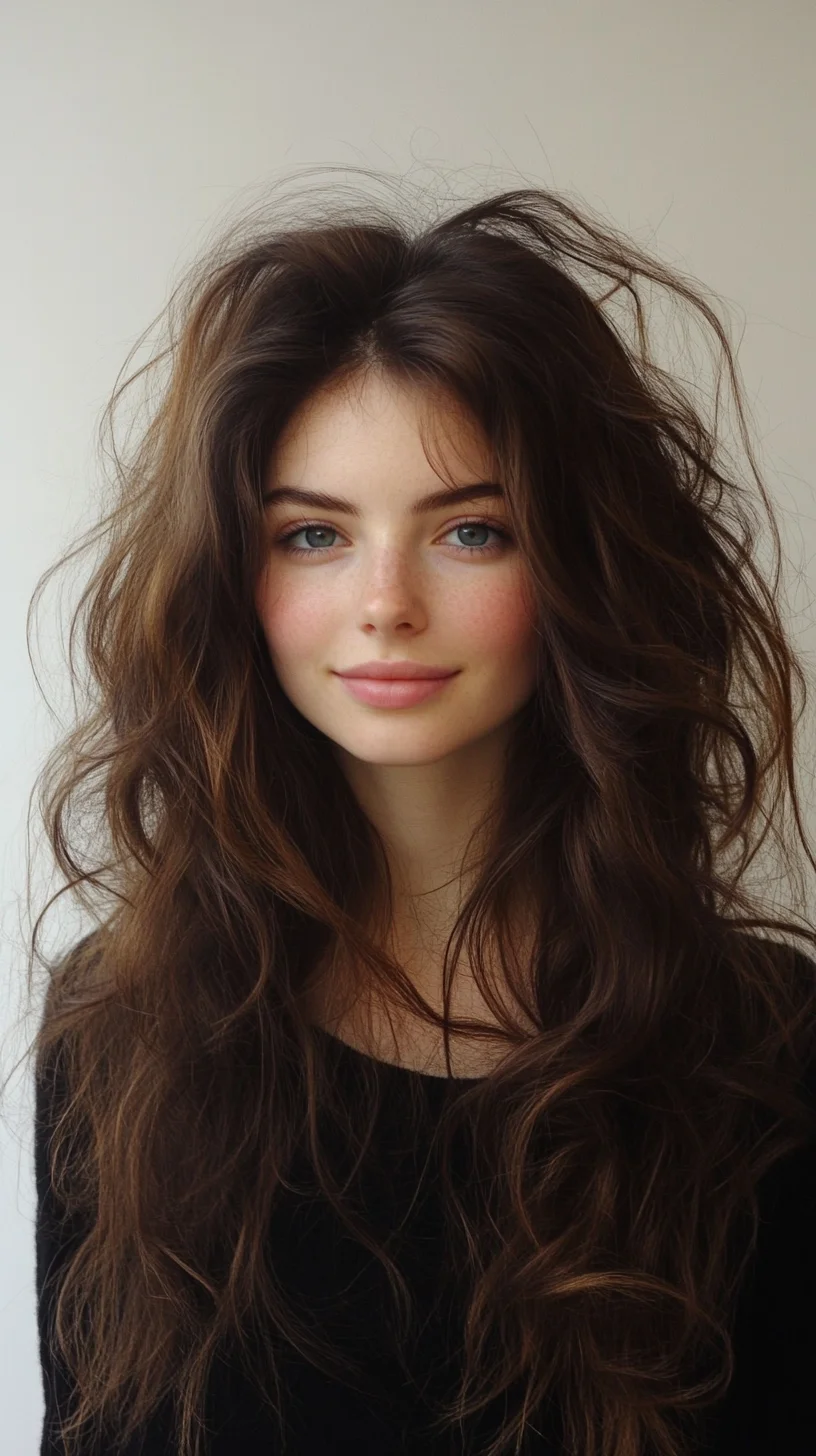 Effortlessly Chic: Embrace the Boho Waves for a Relaxed, Luscious Look