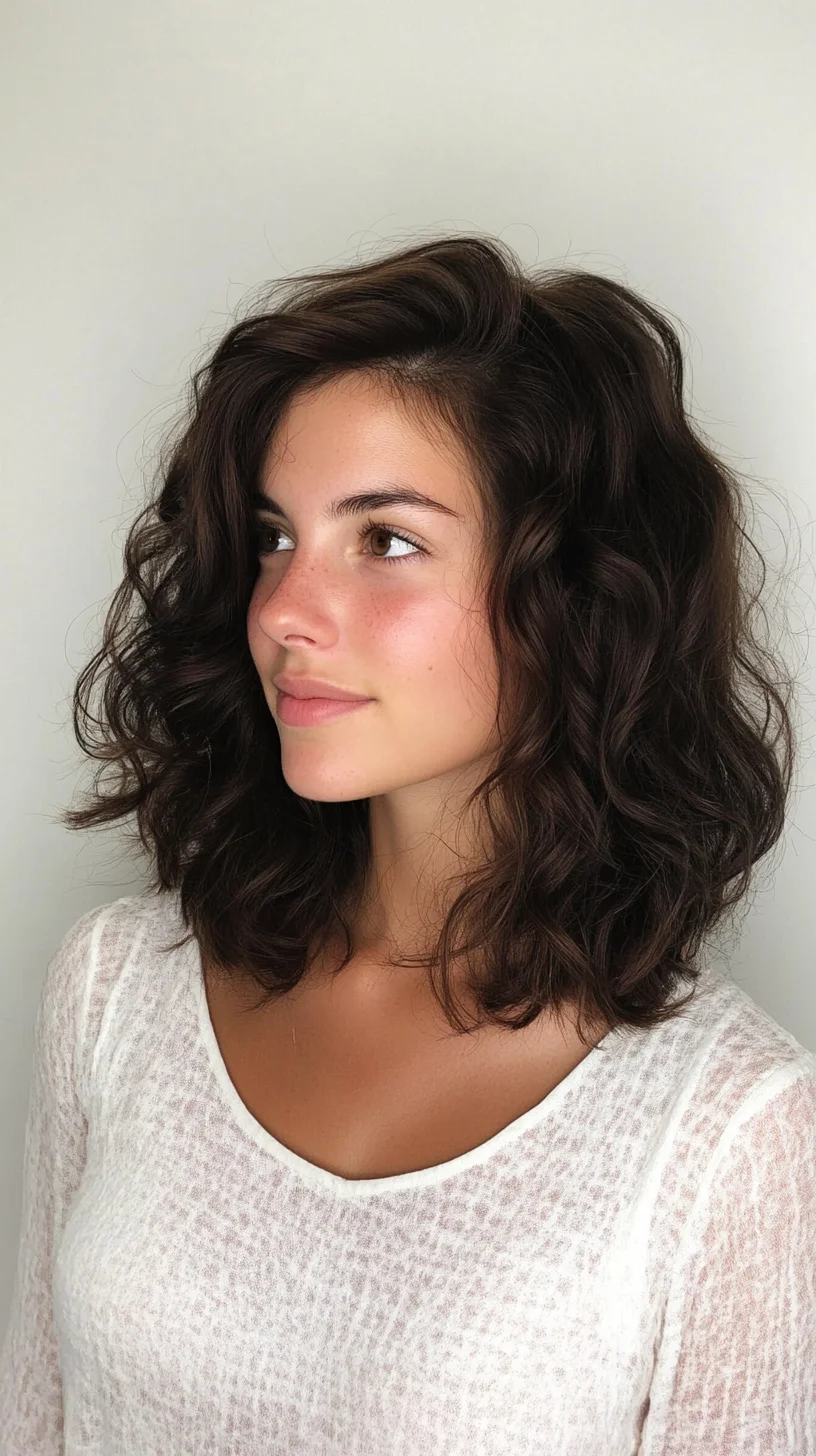 Effortlessly Chic: Embrace the Bouncy Volumes of Soft, Defined Curls