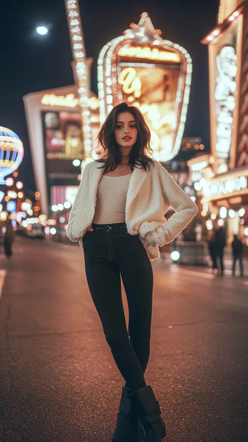 Effortlessly Chic: Embrace the Cozy Glam of Urban Nightlife Fashion