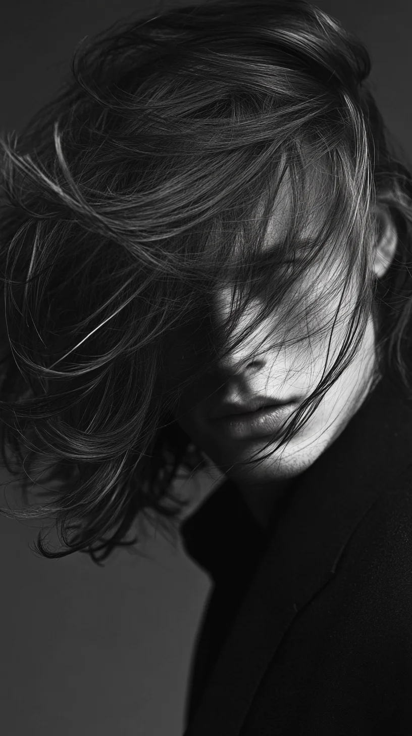 Effortlessly Chic: Embrace the Edgy Elegance of Untamed Hair