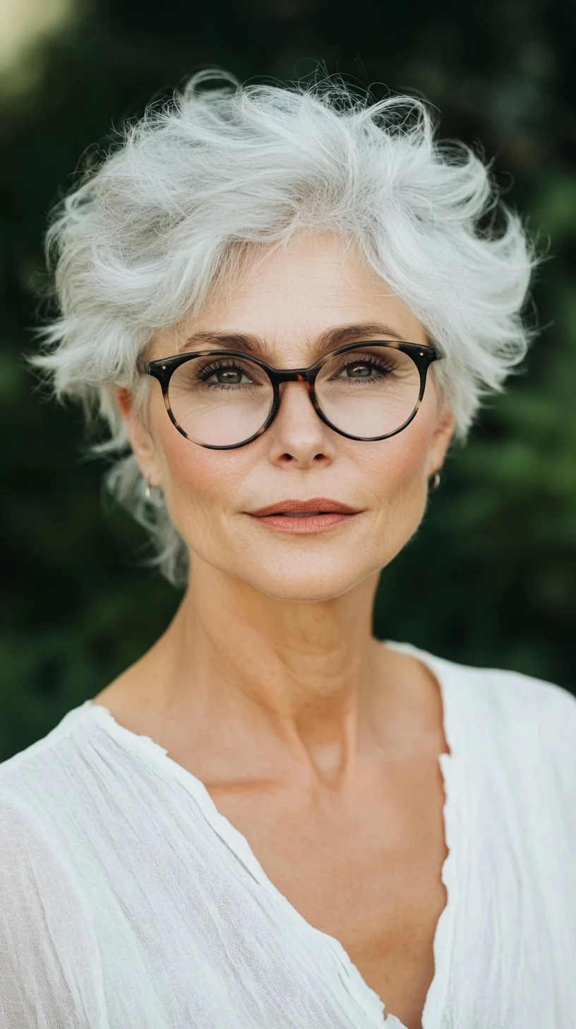Effortlessly Chic: Embrace the Fluffy Modern Pixie Cut for Timeless Elegance