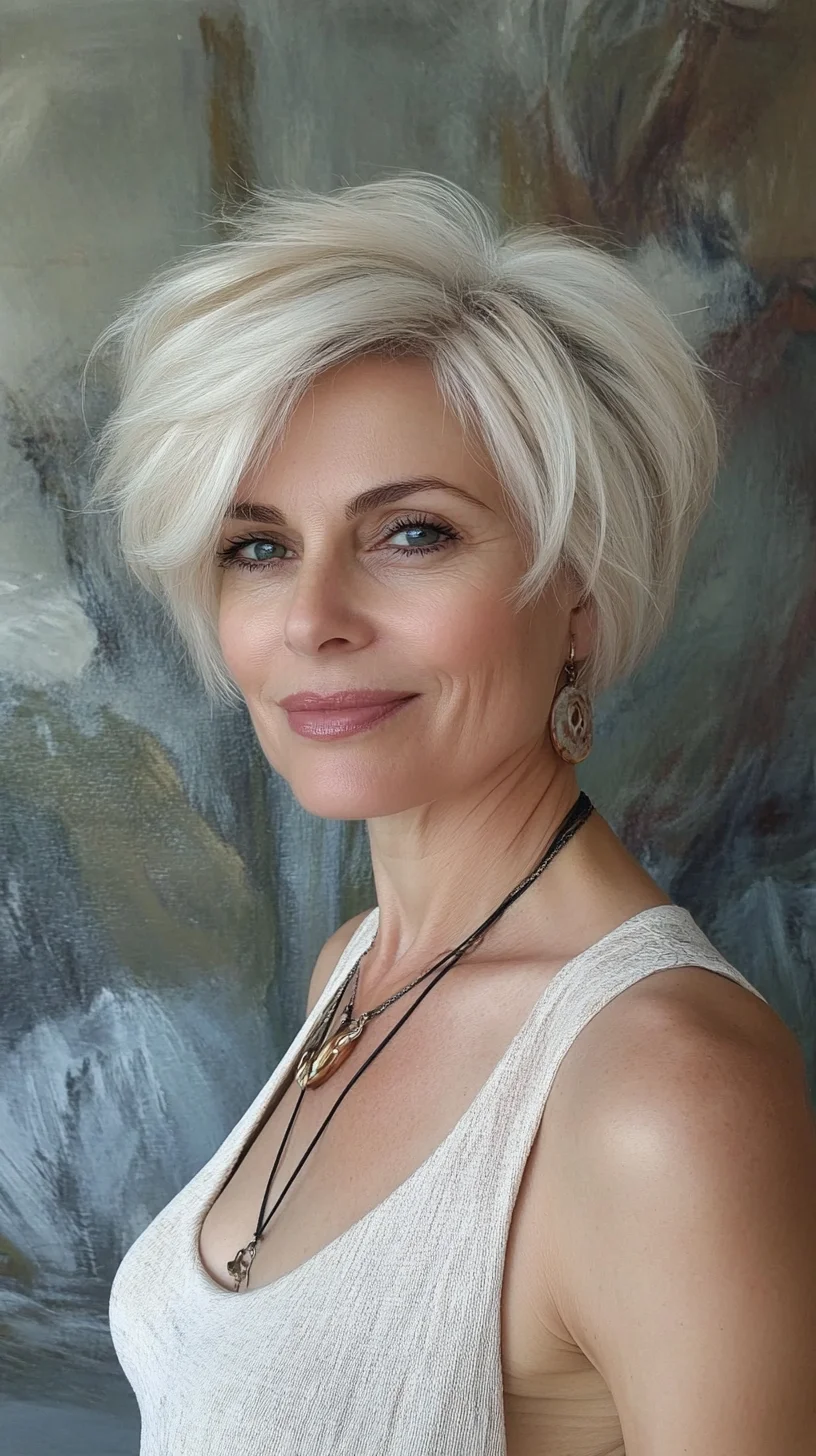 Effortlessly Chic: Embrace the Modern Textured Bob for a Flawless Look