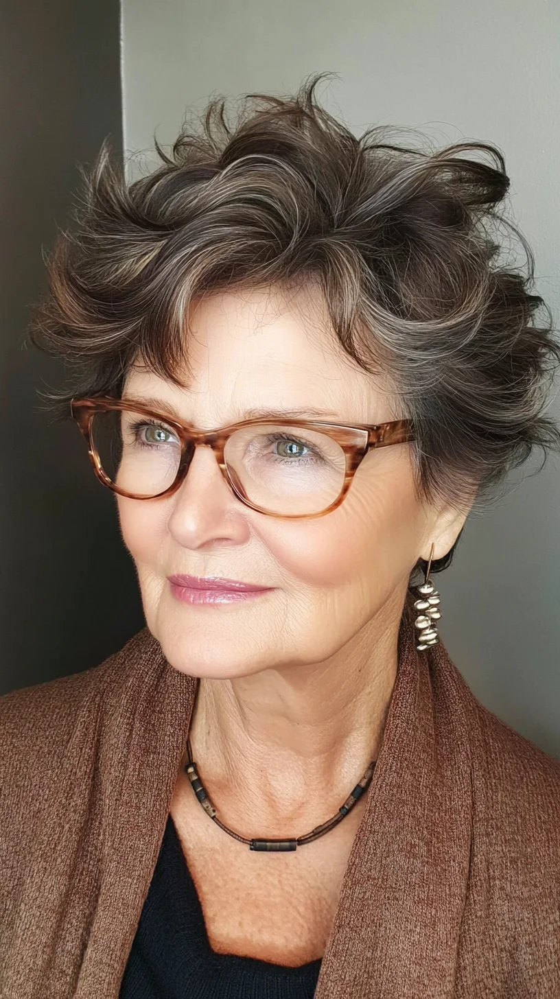 Effortlessly Chic: Embrace the Playful Layers of Modern Messy Hair