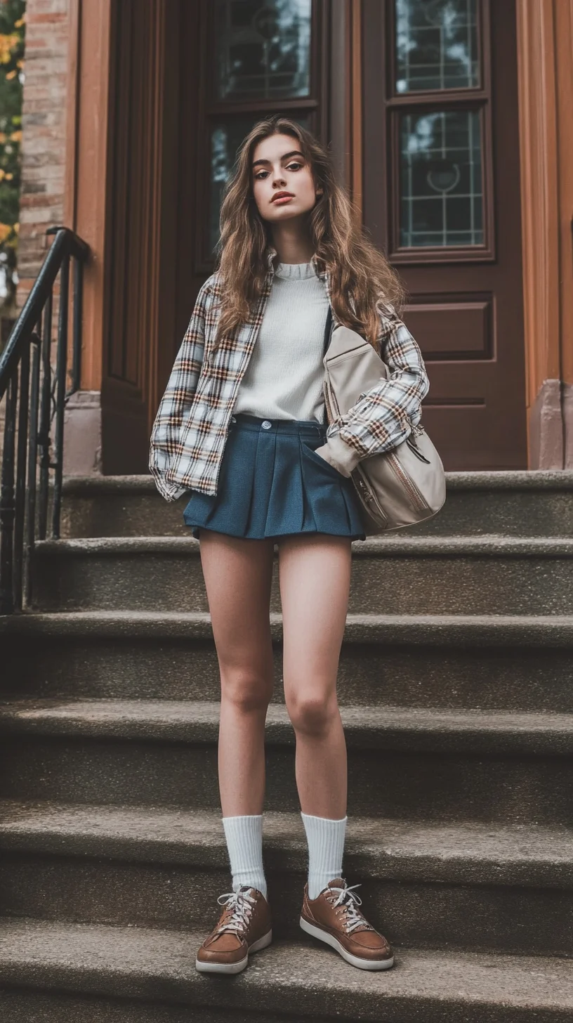 Effortlessly Chic: Embrace the Preppy Vibes with a Modern Twist
