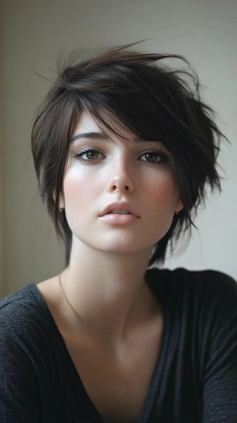 Effortlessly Chic Layered Pixie: A Bold Statement for Modern Styles