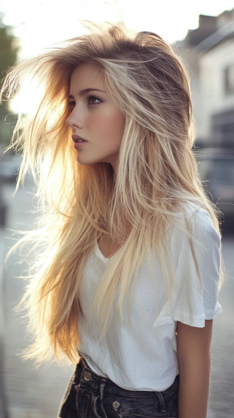 Effortlessly Chic: Long, Flowing Hair with Natural Volume