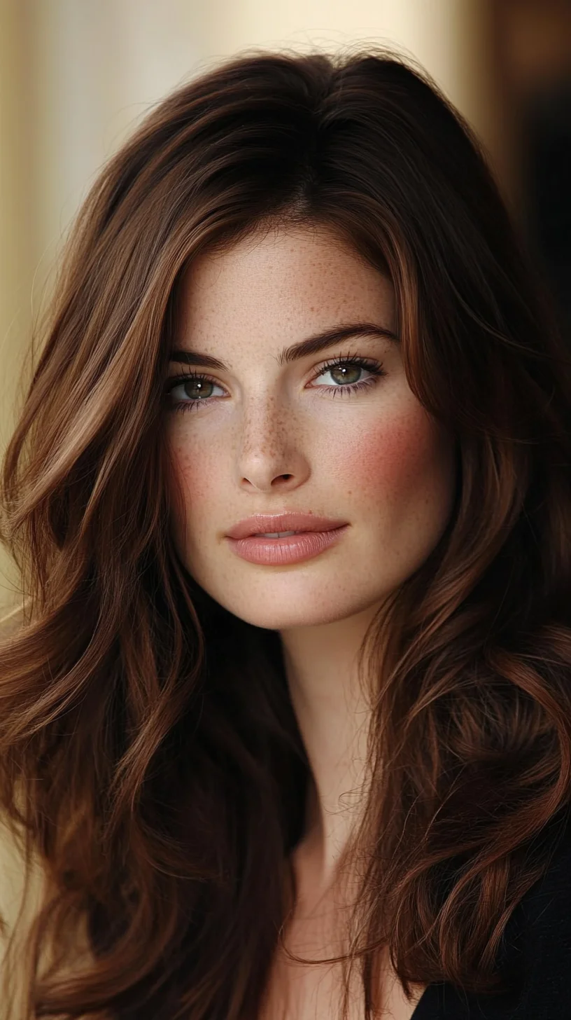 Effortlessly Chic: Luxurious Loose Waves with a Sun-Kissed Glow