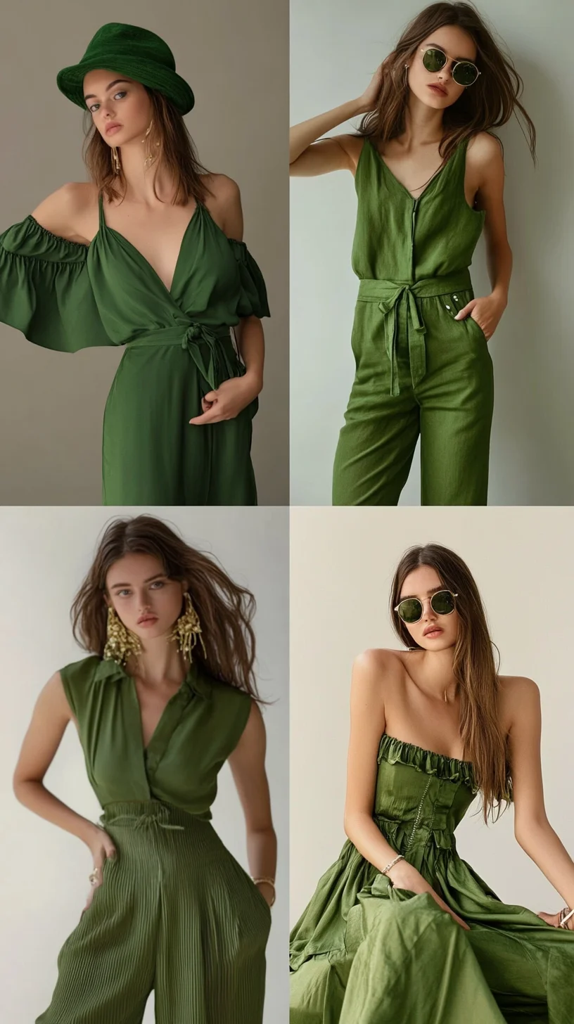 Effortlessly Chic: Mastering the Art of Green Monochrome Fashion