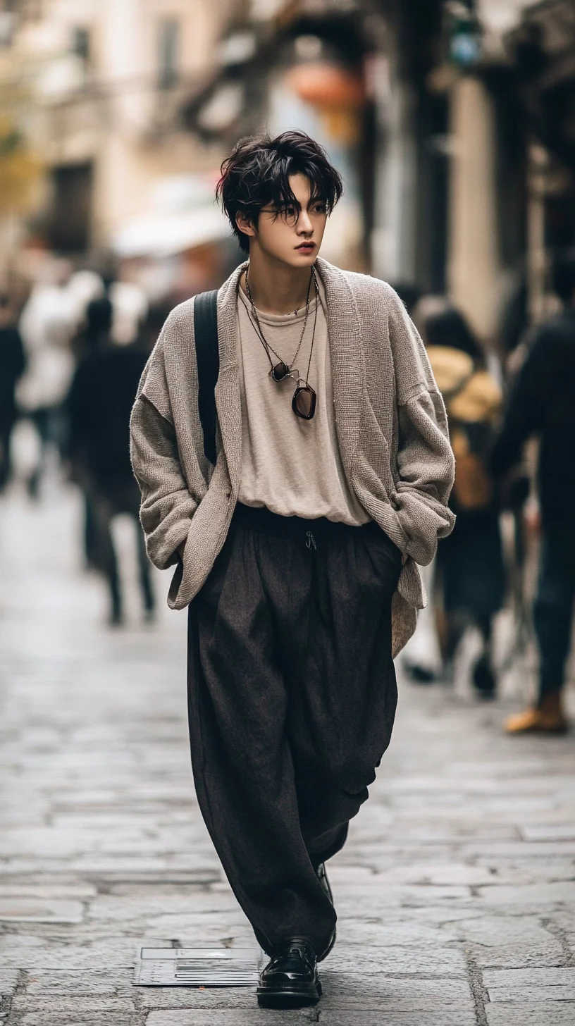 Effortlessly Chic: Mastering the Relaxed Street Style with Layers and Textures