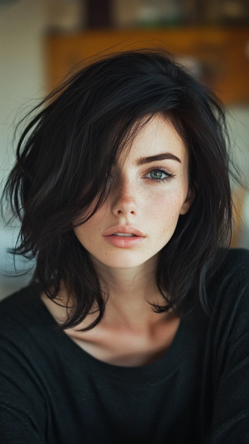 Effortlessly Chic Shag: The Modern Textured Bob for Every Occasion