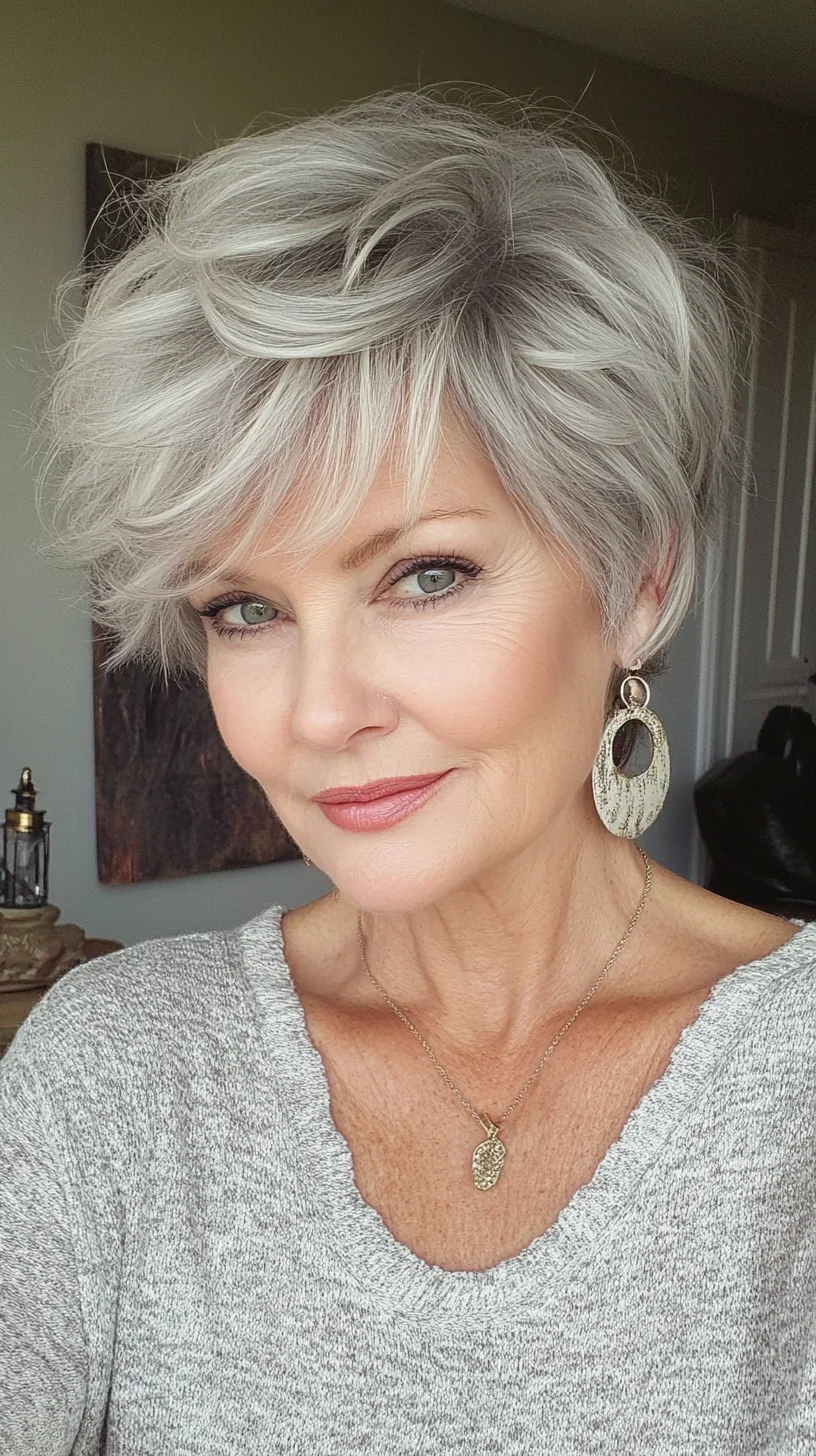 Effortlessly Chic Textured Pixie: The Perfect Blend of Elegance and Ease