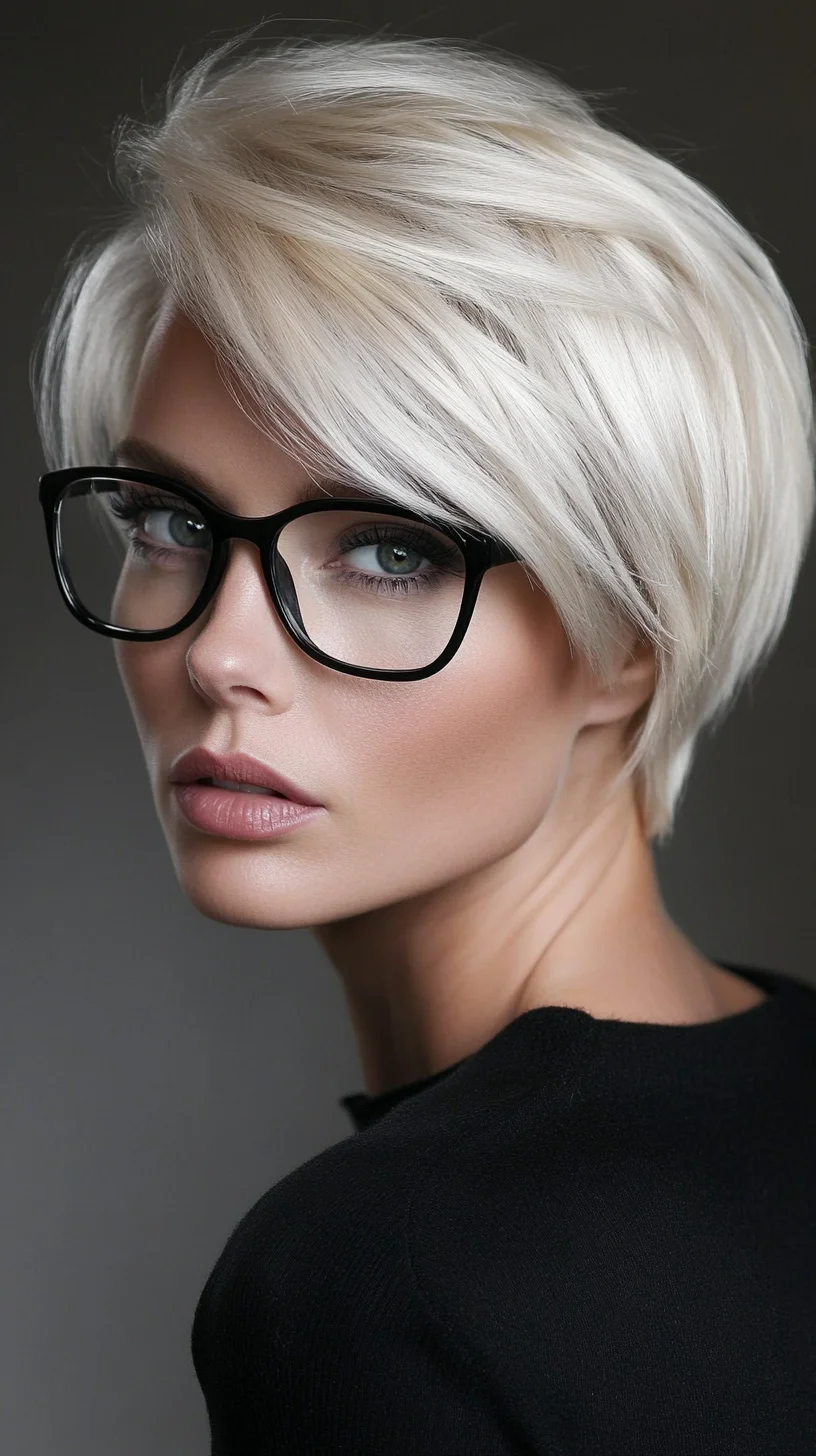 Effortlessly Chic: The Blunt Bob with Textured Layers