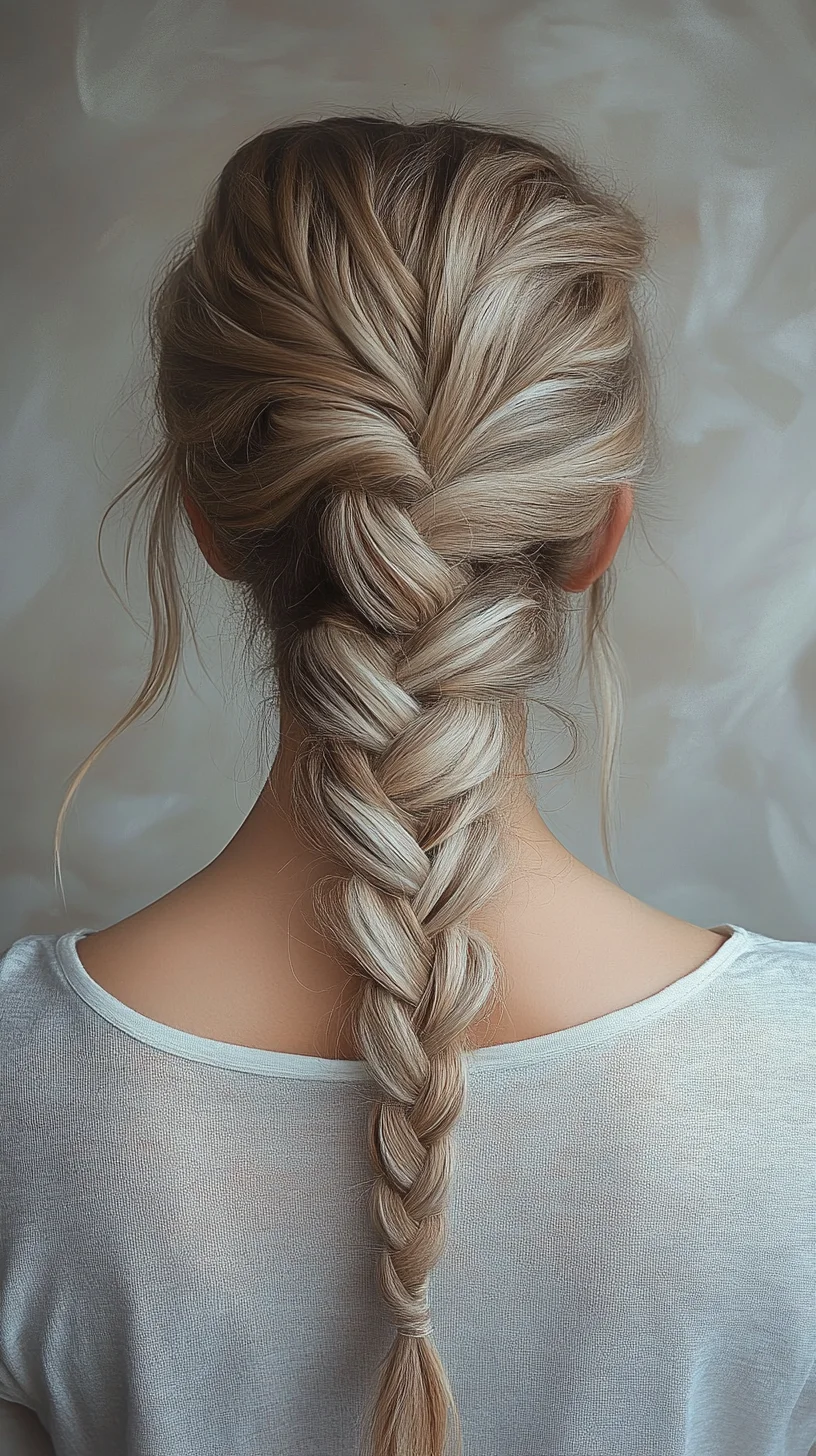 Effortlessly Chic: The Classic Braided Hairstyle with a Modern Twist