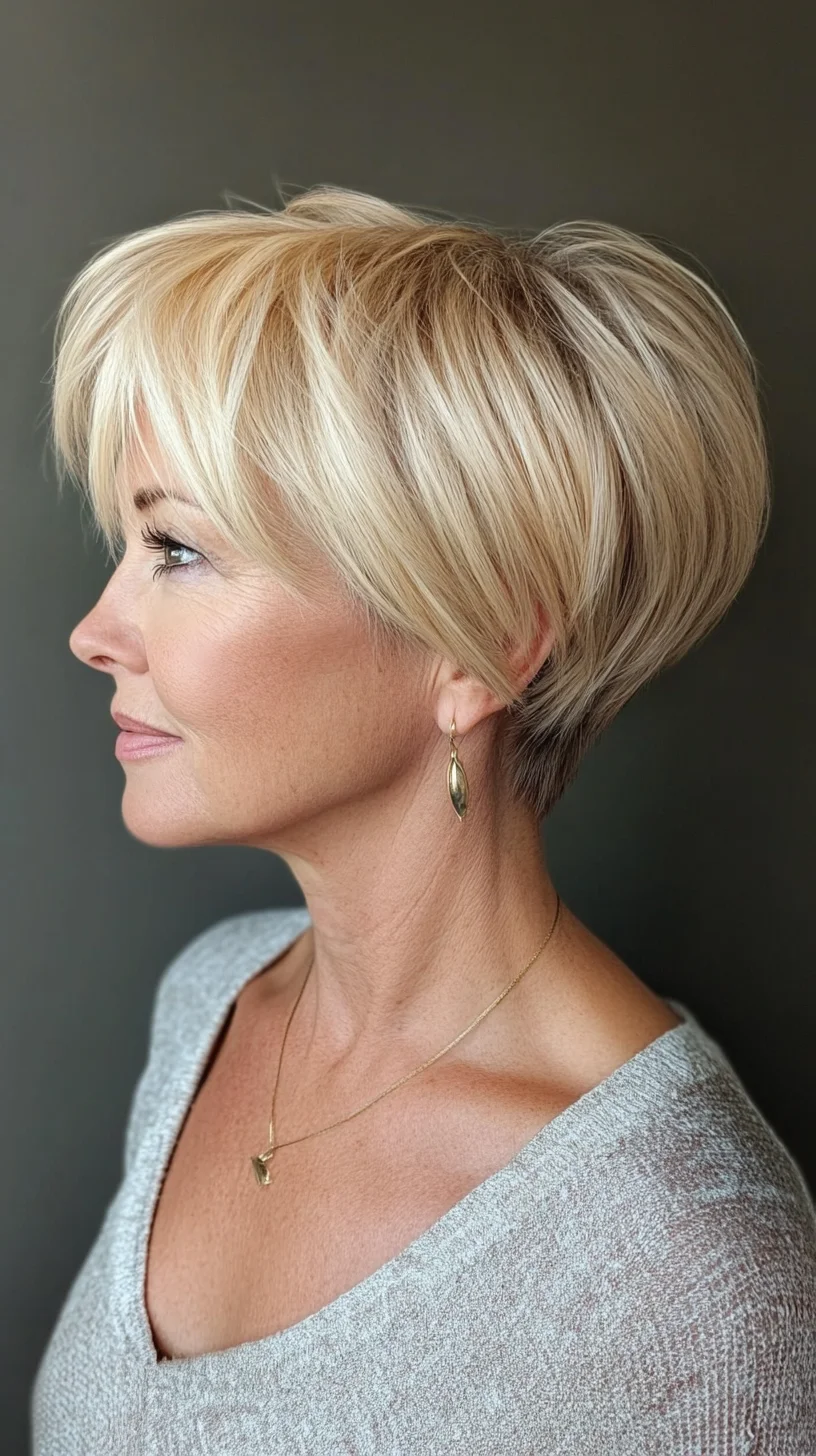 Effortlessly Chic: The Classic Textured Pixie Cut for a Timeless Look