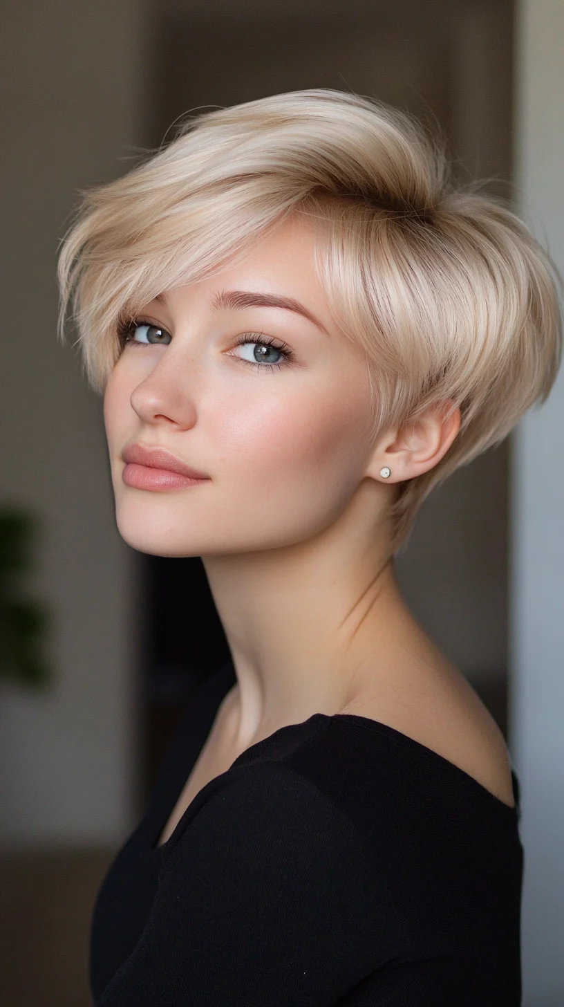 Effortlessly Chic: The Flirty Textured Pixie Cut for Modern Elegance