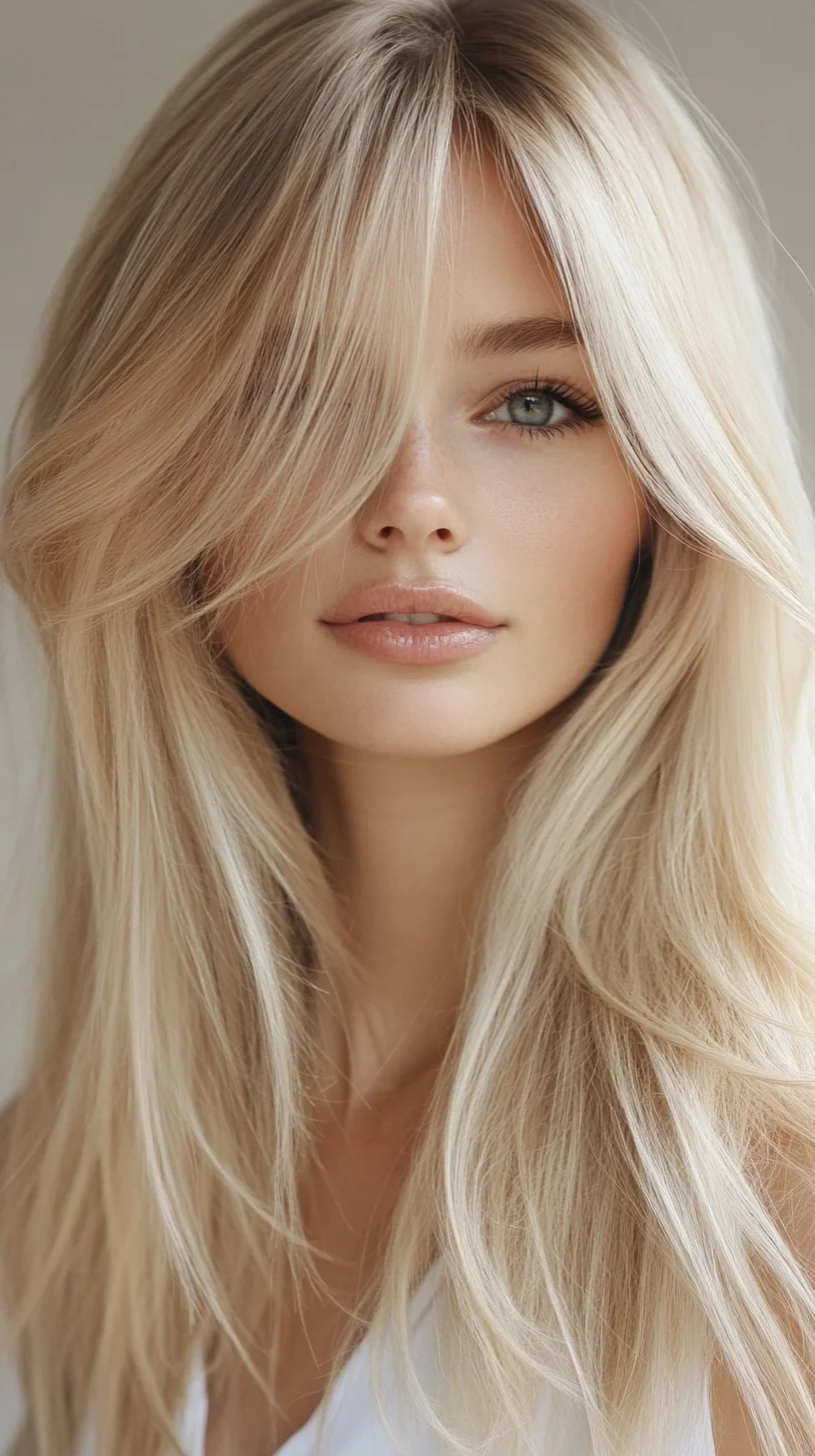 Effortlessly Chic: The Luminous Layered Blonde Look