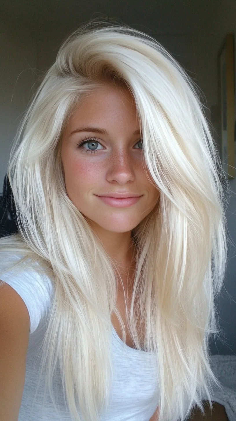 Effortlessly Chic: The Luscious Long Blonde Layered Look