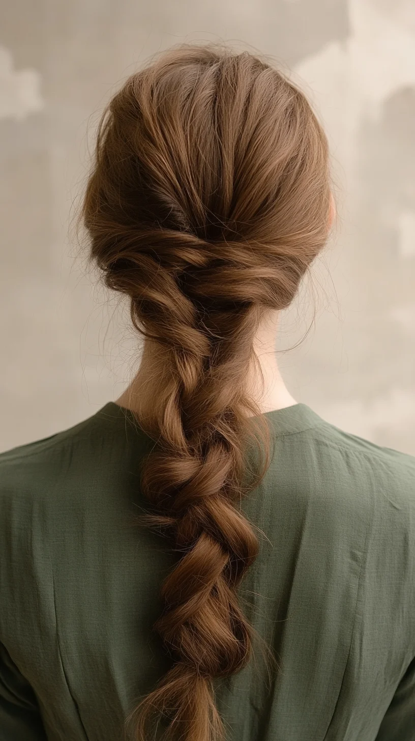 Effortlessly Chic: The Modern Boho Braid for a Laid-back Vibe