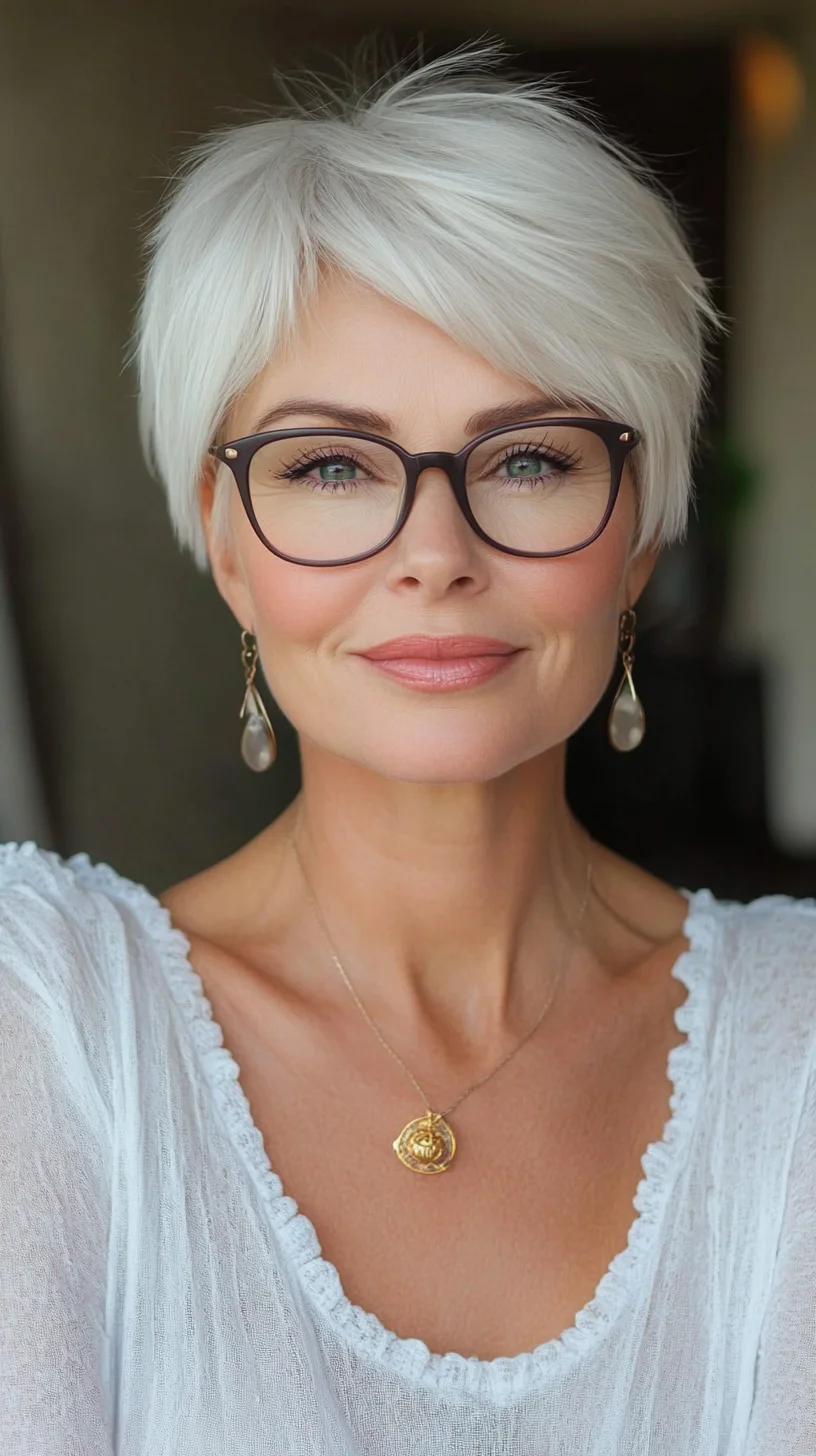Effortlessly Chic: The Modern Pixie Cut with Soft Layers