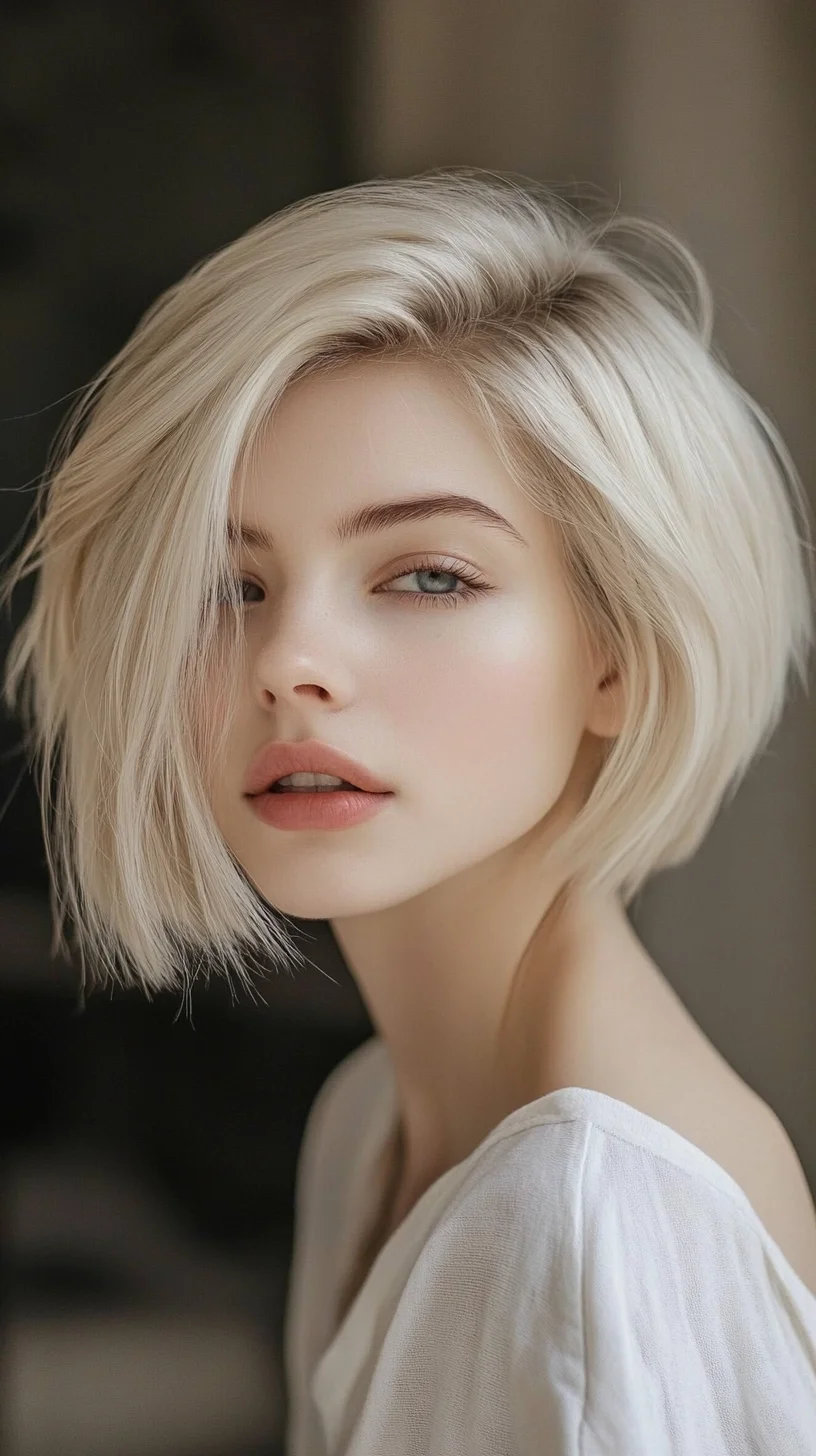Effortlessly Chic: The Modern Textured Bob for a Stunning Everyday Look
