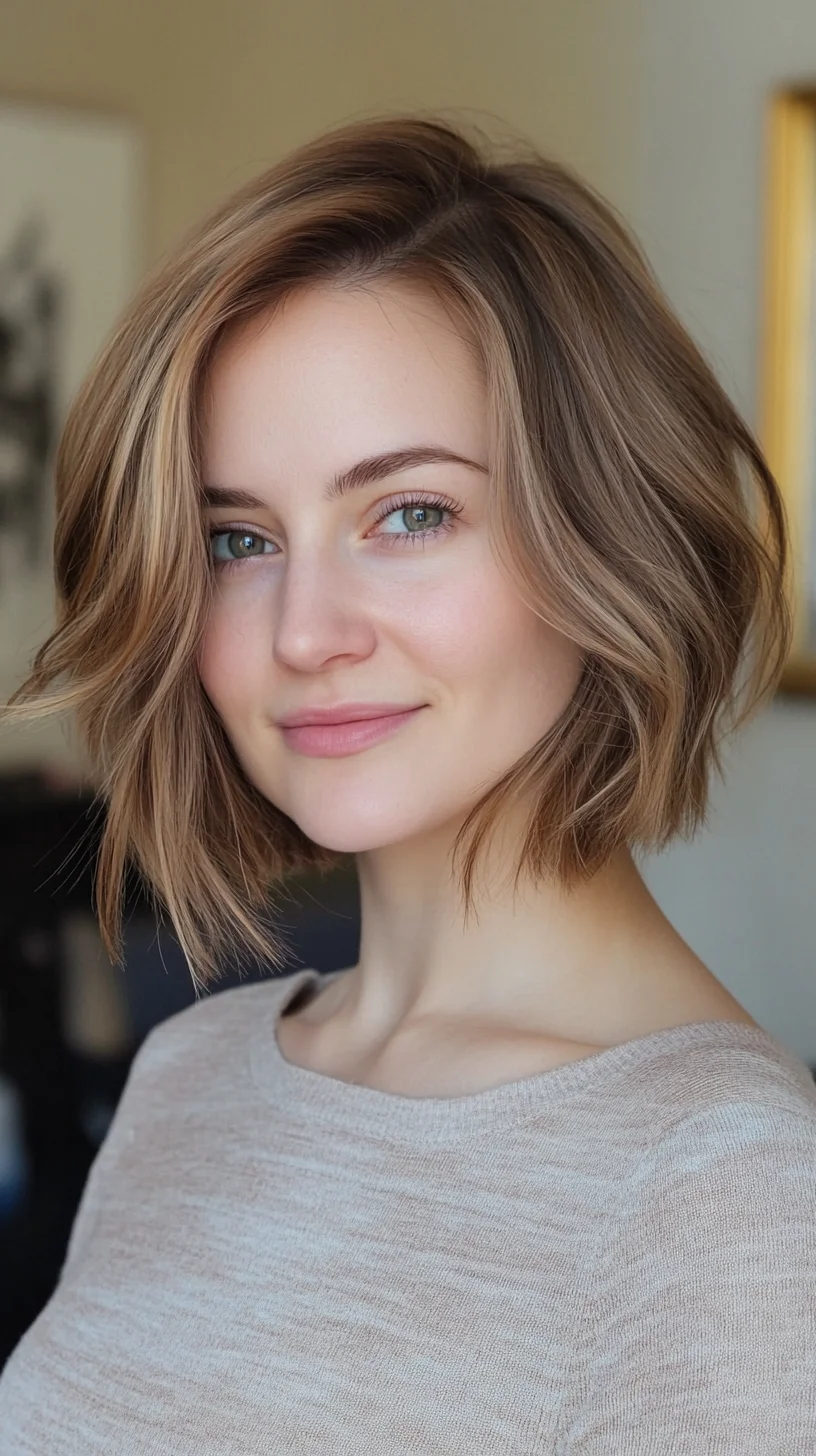 Effortlessly Chic: The Modern Textured Bob for Every Occasion